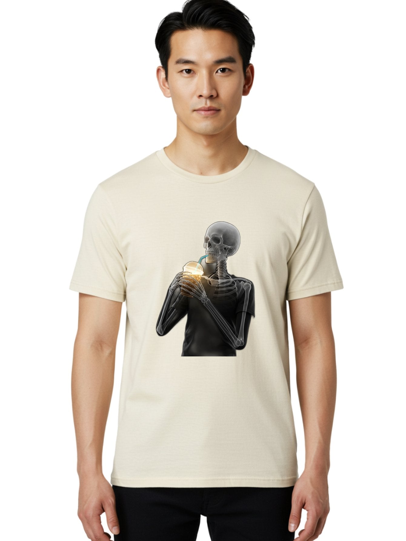 Shoulder-Skeleton Men'S Graphic Tee, 100% Cotton, Comfortable Casual Summer Wear, Machine Washable, Vintage Camera, Old Camera, Antique Camera, Black Camera, Classic Photography, Photography Equipment, Nostalgic Device, Film Camera, Camera Art Bal308 28