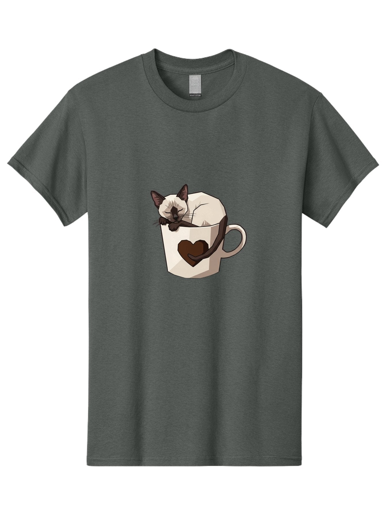 Siamese-Cat-In-Coffee-Cup Men'S Graphic Tee, 100% Cotton, Comfortable Casual Summer Wear, Machine Washable, Vintage Camera, Old Camera, Antique Camera, Black Camera, Classic Photography, Photography Equipment, Nostalgic Device, Film Camera, Bal309