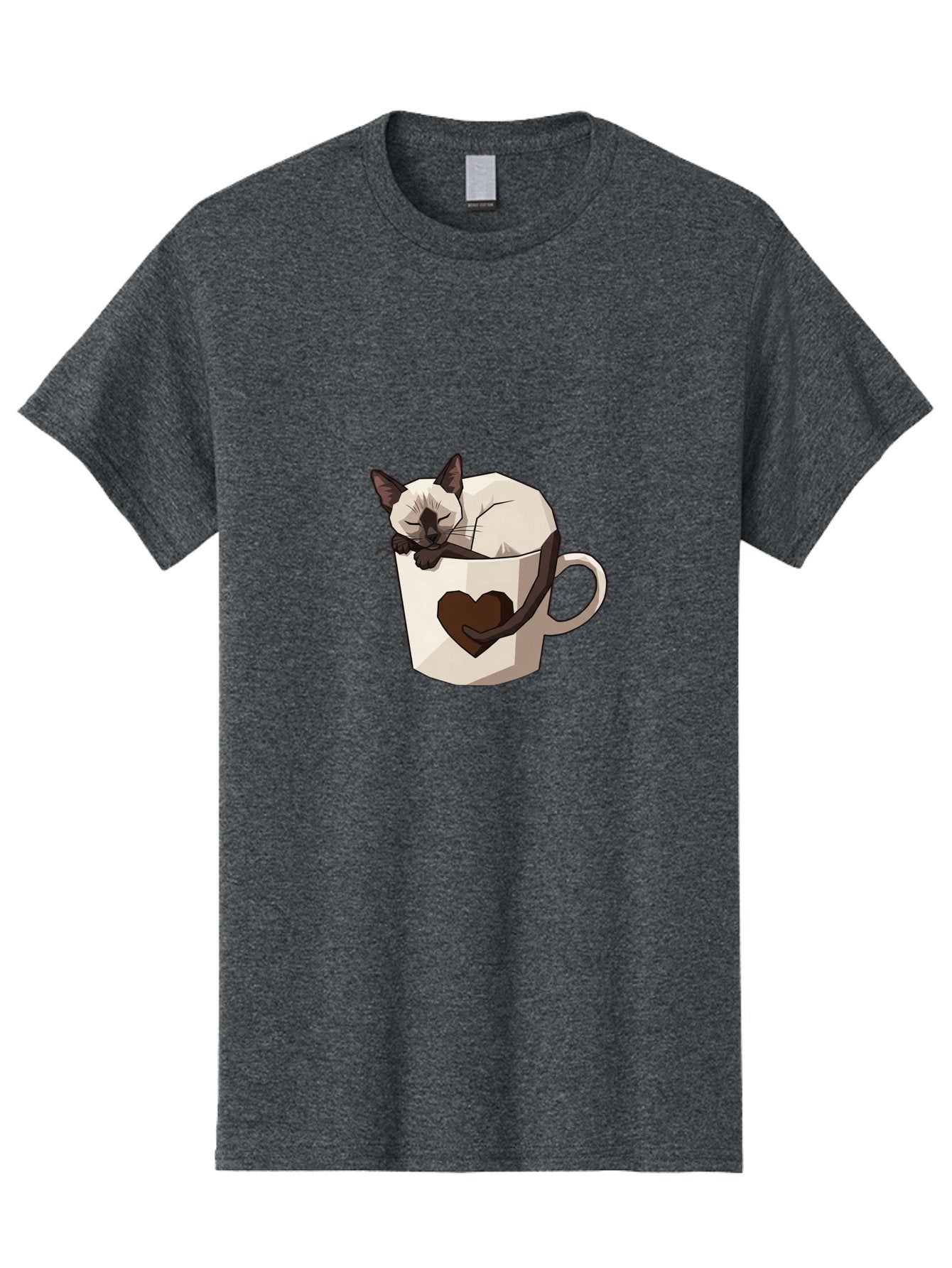 Siamese-Cat-In-Coffee-Cup Men'S Graphic Tee, 100% Cotton, Comfortable Casual Summer Wear, Machine Washable, Vintage Camera, Old Camera, Antique Camera, Black Camera, Classic Photography, Photography Equipment, Nostalgic Device, Film Camera, Bal309 14