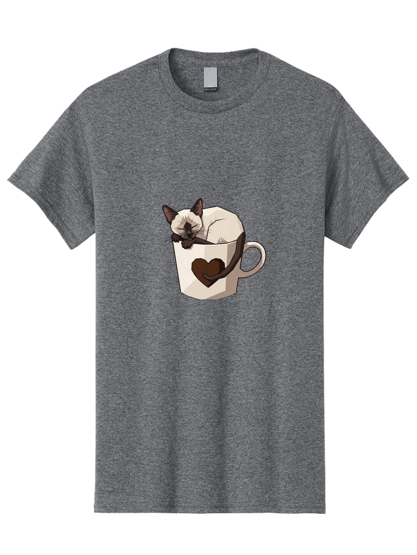 Siamese-Cat-In-Coffee-Cup Men'S Graphic Tee, 100% Cotton, Comfortable Casual Summer Wear, Machine Washable, Vintage Camera, Old Camera, Antique Camera, Black Camera, Classic Photography, Photography Equipment, Nostalgic Device, Film Camera, Bal309 13