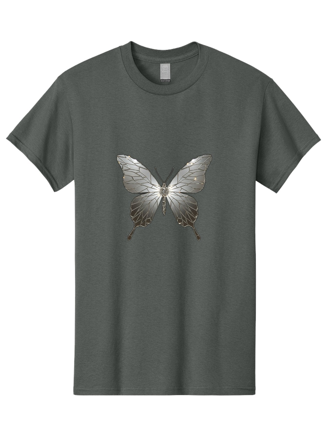 Silver-Butterfly Men'S Graphic Tee, 100% Cotton, Comfortable Casual Summer Wear, Machine Washable, Vintage Camera, Old Camera, Antique Camera, Black Camera, Classic Photography, Photography Equipment, Nostalgic Device, Film Camera, Camera Art Bal310 8