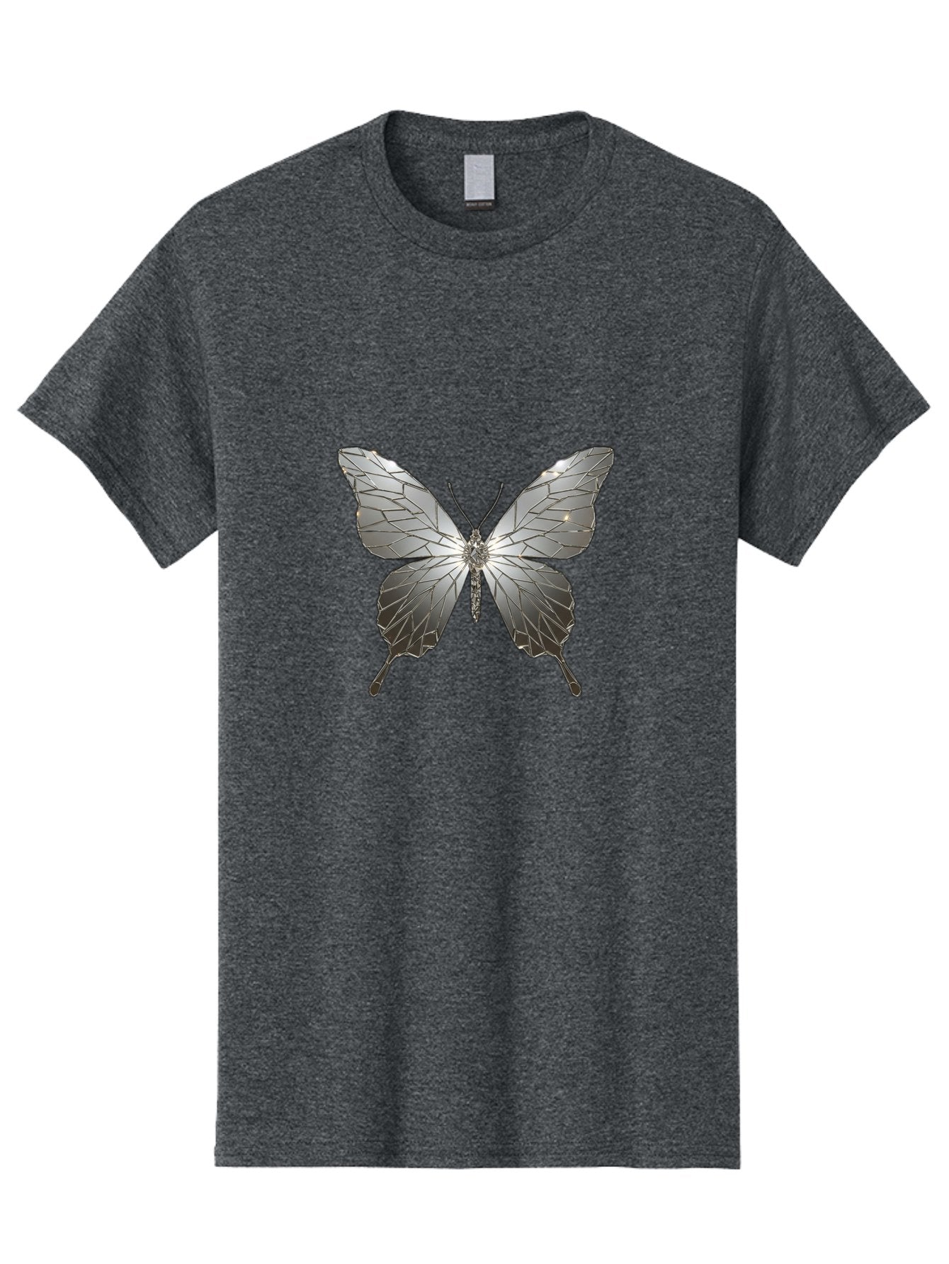 Silver-Butterfly Men'S Graphic Tee, 100% Cotton, Comfortable Casual Summer Wear, Machine Washable, Vintage Camera, Old Camera, Antique Camera, Black Camera, Classic Photography, Photography Equipment, Nostalgic Device, Film Camera, Camera Art Bal310 10