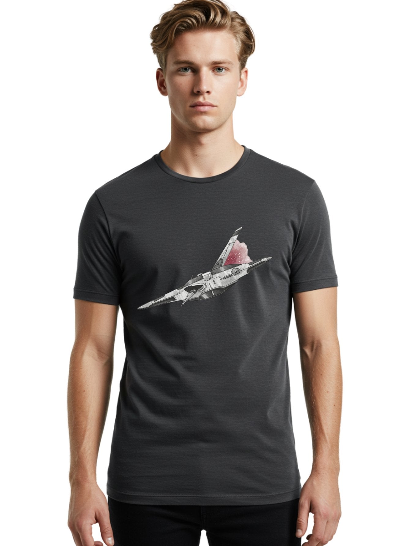 Silver-Spaceship Men'S Graphic Tee, 100% Cotton, Comfortable Casual Summer Wear, Machine Washable, Vintage Camera, Old Camera, Antique Camera, Black Camera, Classic Photography, Photography Equipment, Nostalgic Device, Film Camera, Camera Art Bal313 16