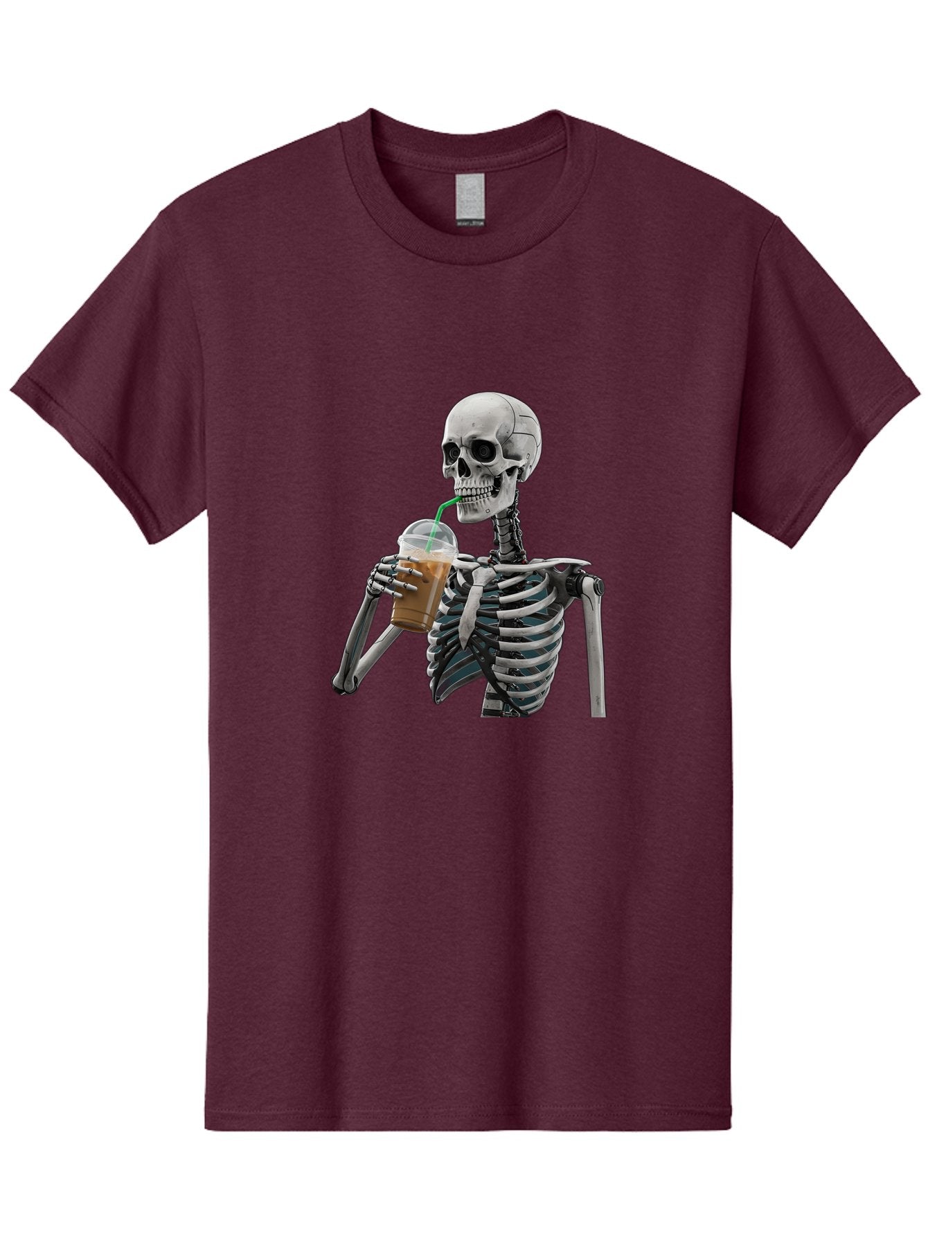 Skeleton-Drinking Men'S Graphic Tee, 100% Cotton, Comfortable Casual Summer Wear, Machine Washable, Vintage Camera, Old Camera, Antique Camera, Black Camera, Classic Photography, Photography Equipment, Nostalgic Device, Film Camera, Camera Art Bal317 23