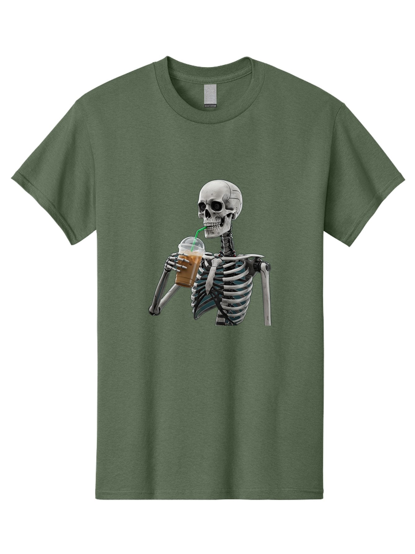 Skeleton-Drinking Men'S Graphic Tee, 100% Cotton, Comfortable Casual Summer Wear, Machine Washable, Vintage Camera, Old Camera, Antique Camera, Black Camera, Classic Photography, Photography Equipment, Nostalgic Device, Film Camera, Camera Art Bal317 9