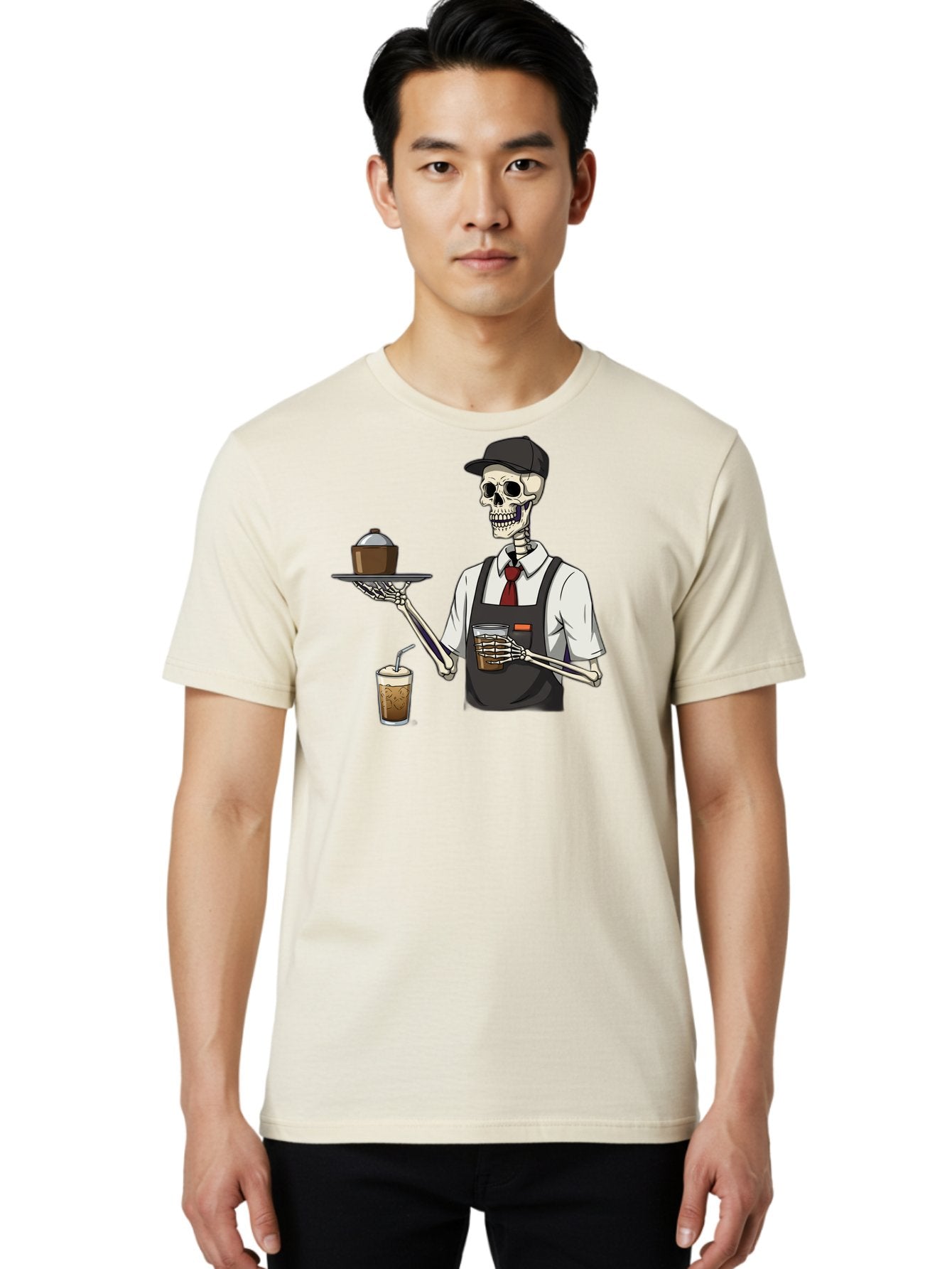 Skeleton-Server Men'S Graphic Tee, 100% Cotton, Comfortable Casual Summer Wear, Machine Washable, Vintage Camera, Old Camera, Antique Camera, Black Camera, Classic Photography, Photography Equipment, Nostalgic Device, Film Camera, Camera Art Bal322 20