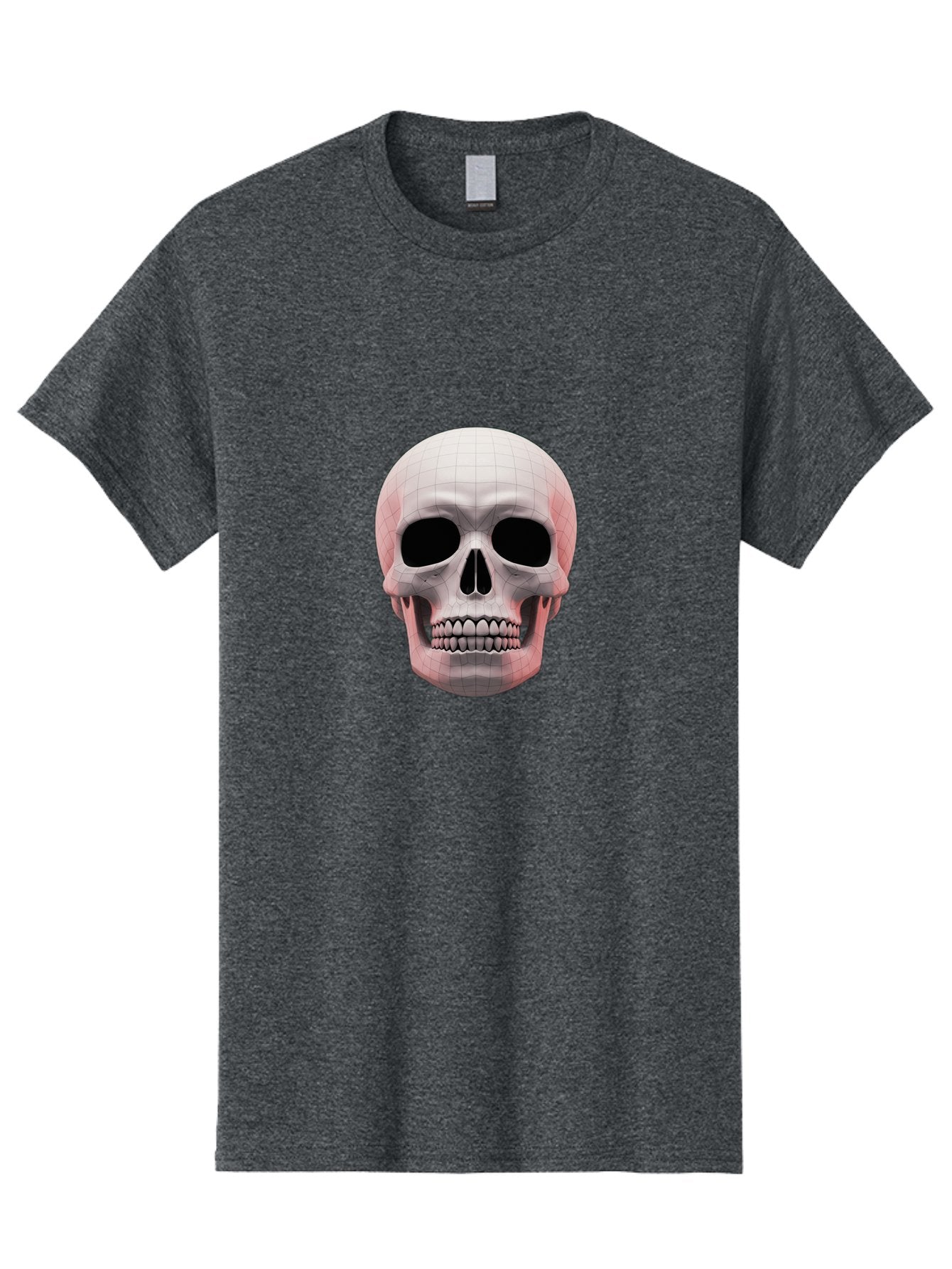 Skull-3D-Model Men'S Graphic Tee, 100% Cotton, Comfortable Casual Summer Wear, Machine Washable, Vintage Camera, Old Camera, Antique Camera, Black Camera, Classic Photography, Photography Equipment, Nostalgic Device, Film Camera, Camera Art Bal325 10