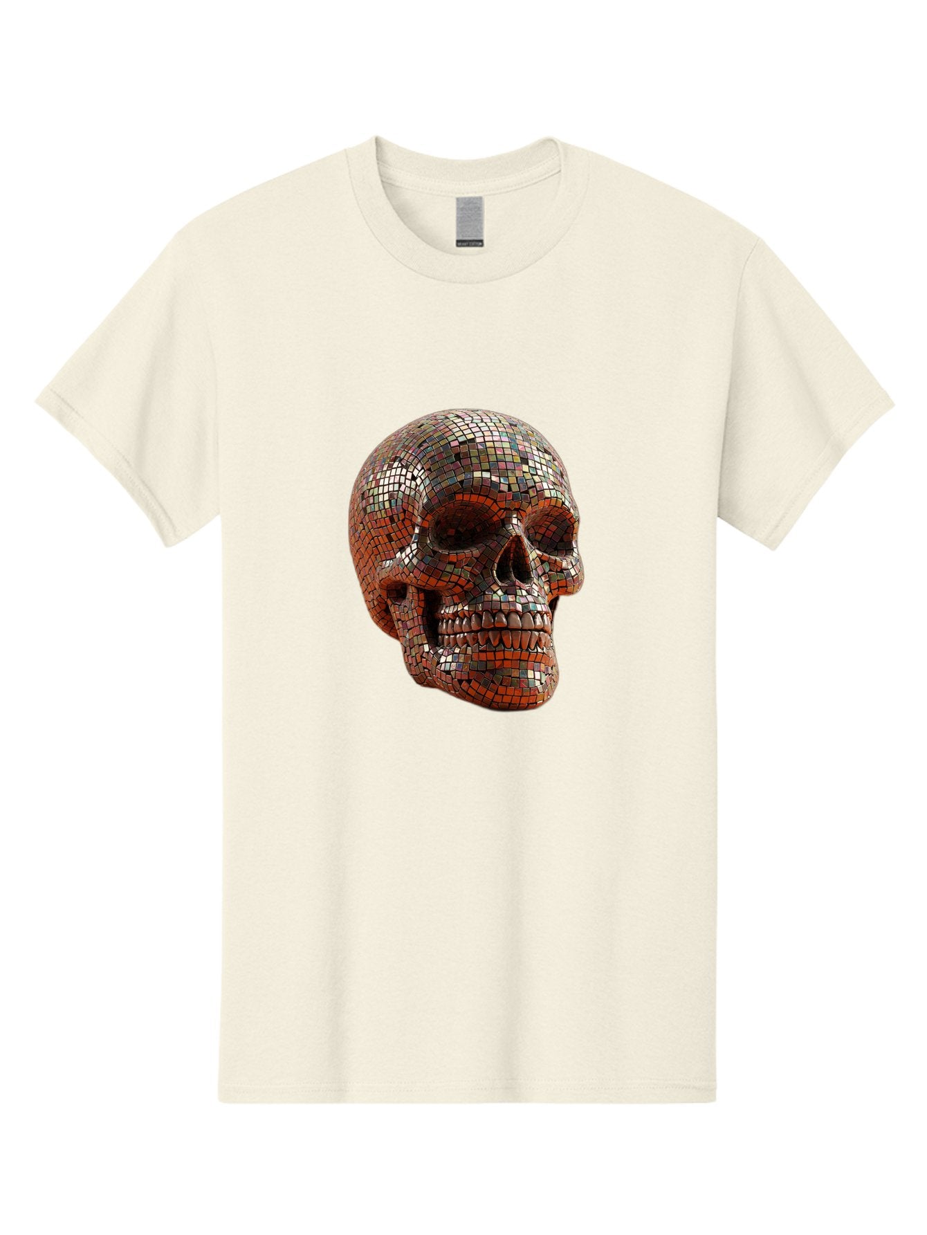 Skull-Mosaic Men'S Graphic Tee, 100% Cotton, Comfortable Casual Summer Wear, Machine Washable, Vintage Camera, Old Camera, Antique Camera, Black Camera, Classic Photography, Photography Equipment, Nostalgic Device, Film Camera, Camera Art Bal326 13