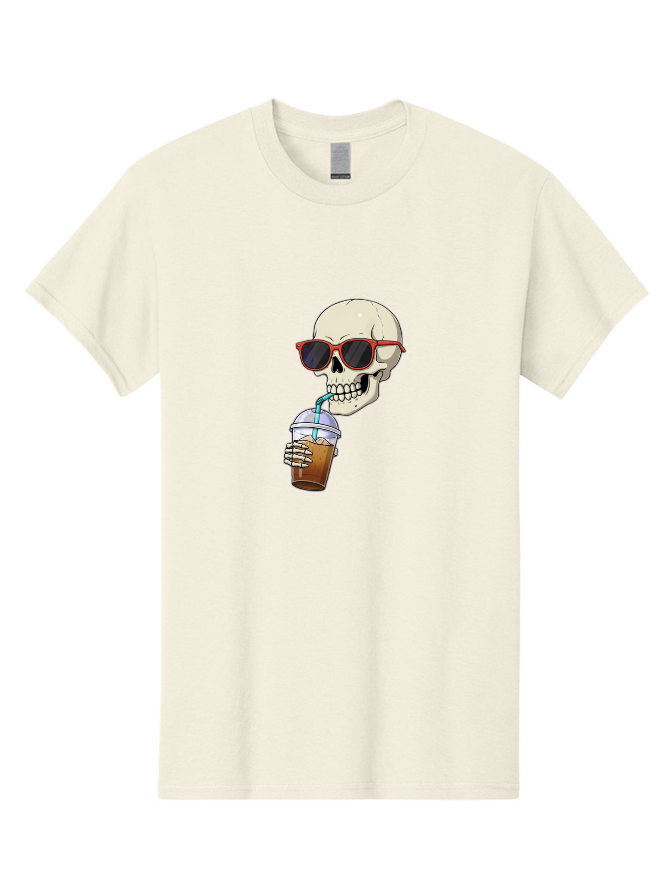 Skull-With-Sunglasses-Drinking Men'S Graphic Tee, 100% Cotton, Comfortable Casual Summer Wear, Machine Washable, Vintage Camera, Old Camera, Antique Camera, Black Camera, Classic Photography, Photography Equipment, Nostalgic Device, Bal327 12