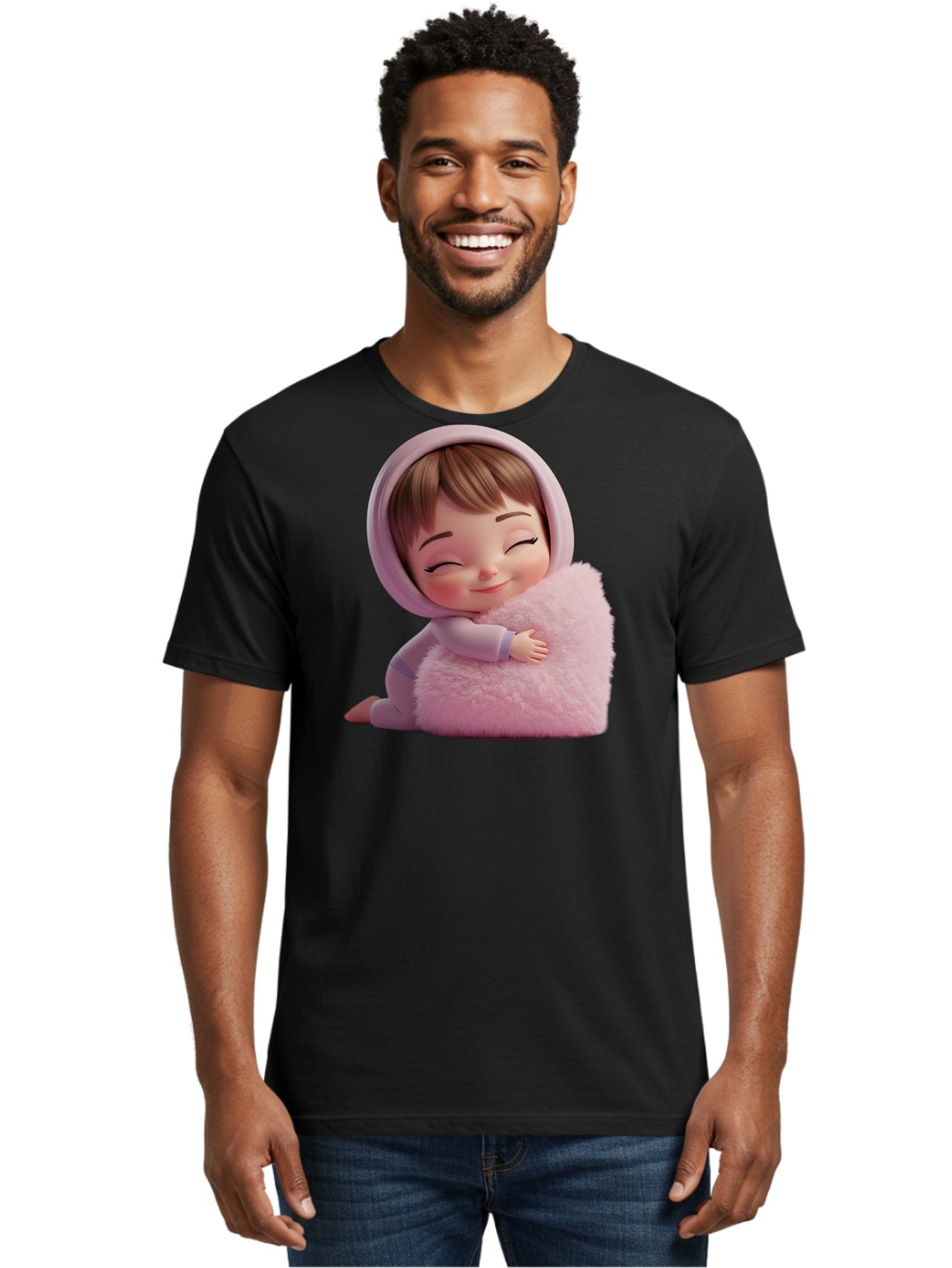 Sleeping-Baby-1 Men'S Graphic Tee, 100% Cotton, Comfortable Casual Summer Wear, Machine Washable, Vintage Camera, Old Camera, Antique Camera, Black Camera, Classic Photography, Photography Equipment, Nostalgic Device, Film Camera, Camera Art Bal329 27