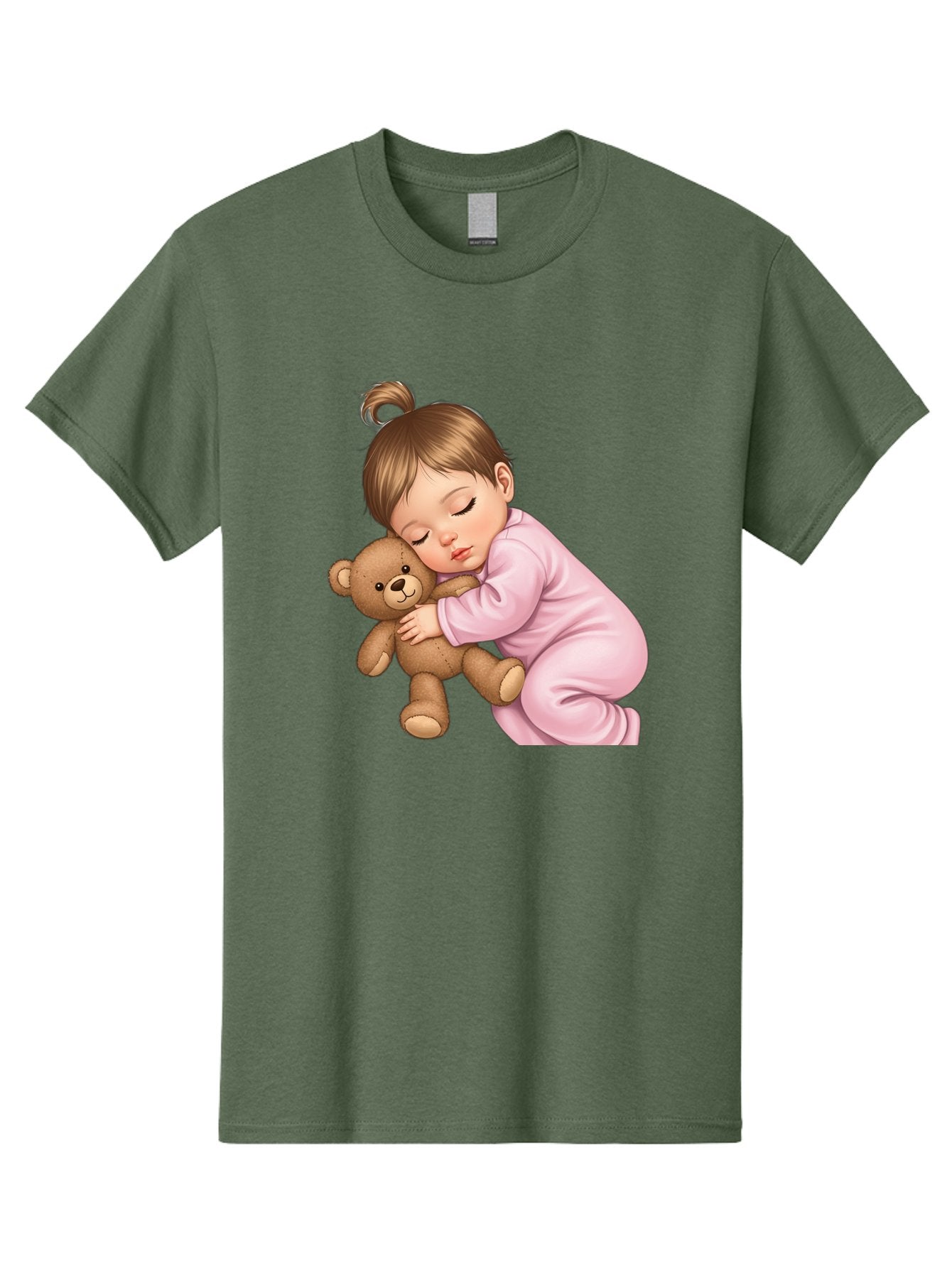 Sleeping-Baby-With-Teddy Men'S Graphic Tee, 100% Cotton, Comfortable Casual Summer Wear, Machine Washable, Vintage Camera, Old Camera, Antique Camera, Black Camera, Classic Photography, Photography Equipment, Nostalgic Device, Film Camera, Bal331 15