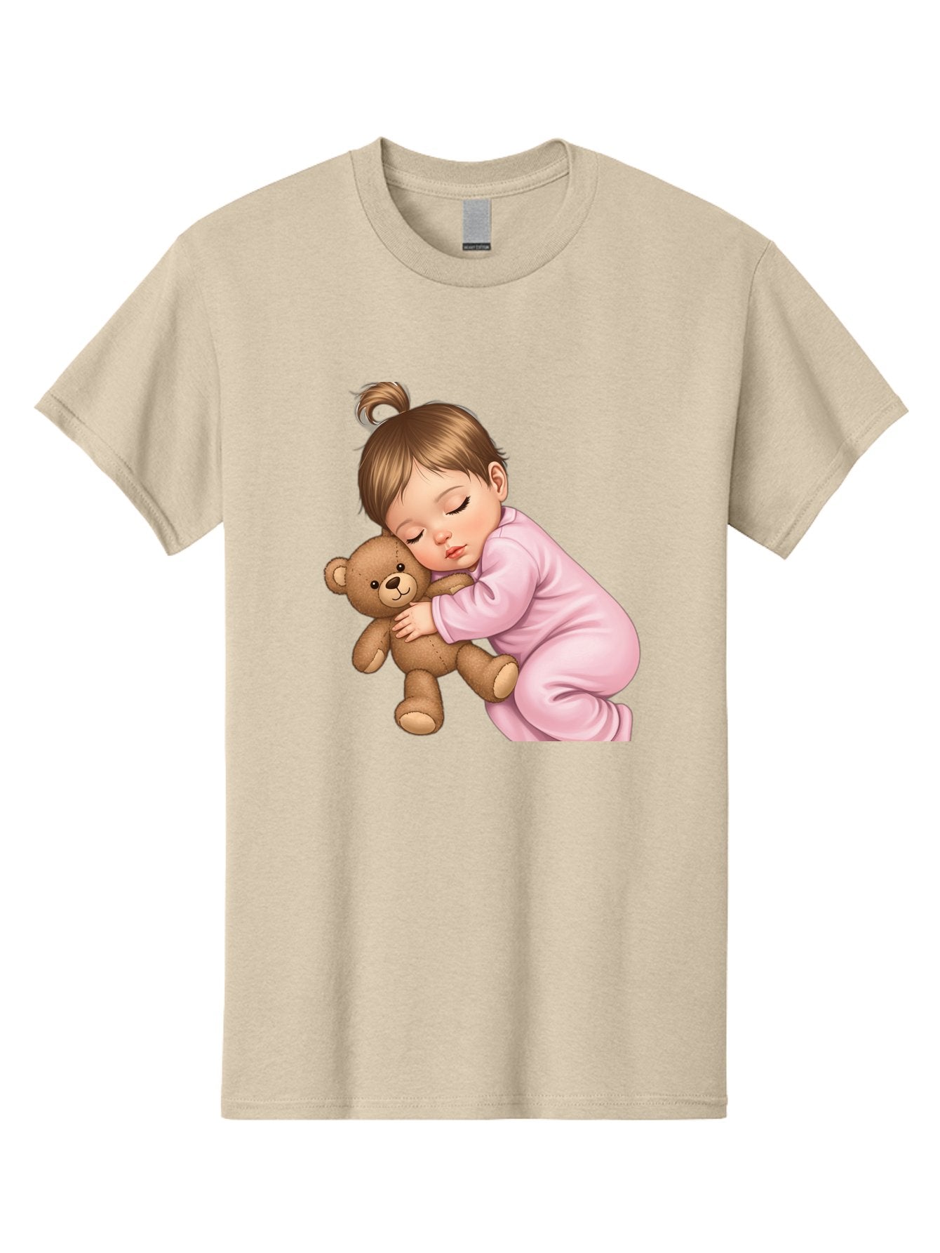 Sleeping-Baby-With-Teddy Men'S Graphic Tee, 100% Cotton, Comfortable Casual Summer Wear, Machine Washable, Vintage Camera, Old Camera, Antique Camera, Black Camera, Classic Photography, Photography Equipment, Nostalgic Device, Film Camera, Bal331 13