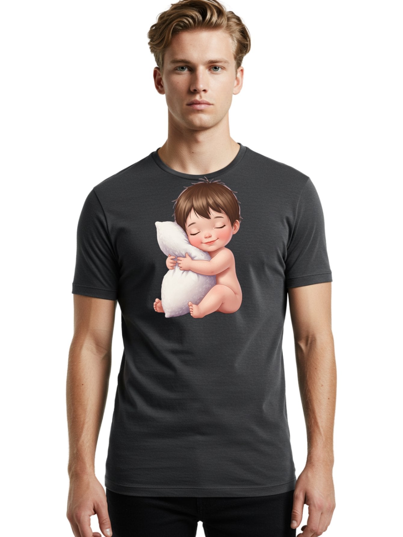 Sleeping-Baby Men'S Graphic Tee, 100% Cotton, Comfortable Casual Summer Wear, Machine Washable, Vintage Camera, Old Camera, Antique Camera, Black Camera, Classic Photography, Photography Equipment, Nostalgic Device, Film Camera, Camera Art Bal332 21