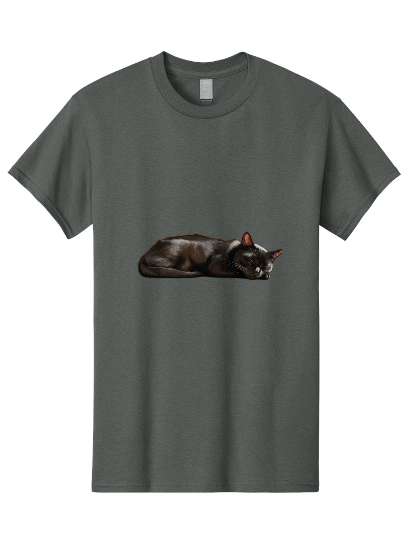 Sleeping-Black-Cat Men'S Graphic Tee, 100% Cotton, Comfortable Casual Summer Wear, Machine Washable, Vintage Camera, Old Camera, Antique Camera, Black Camera, Classic Photography, Photography Equipment, Nostalgic Device, Film Camera, Bal334 12