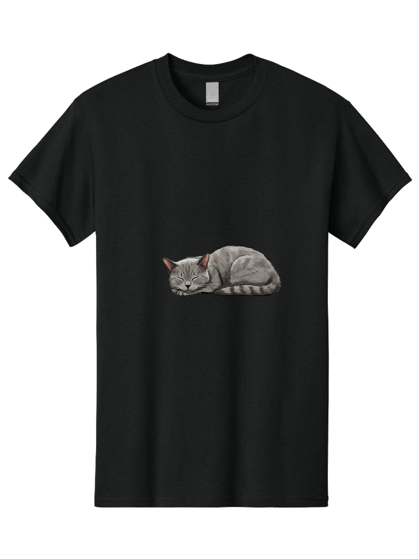 Sleeping-Cat-1 Men'S Graphic Tee, 100% Cotton, Comfortable Casual Summer Wear, Machine Washable, Vintage Camera, Old Camera, Antique Camera, Black Camera, Classic Photography, Photography Equipment, Nostalgic Device, Film Camera, Camera Art Bal336 9