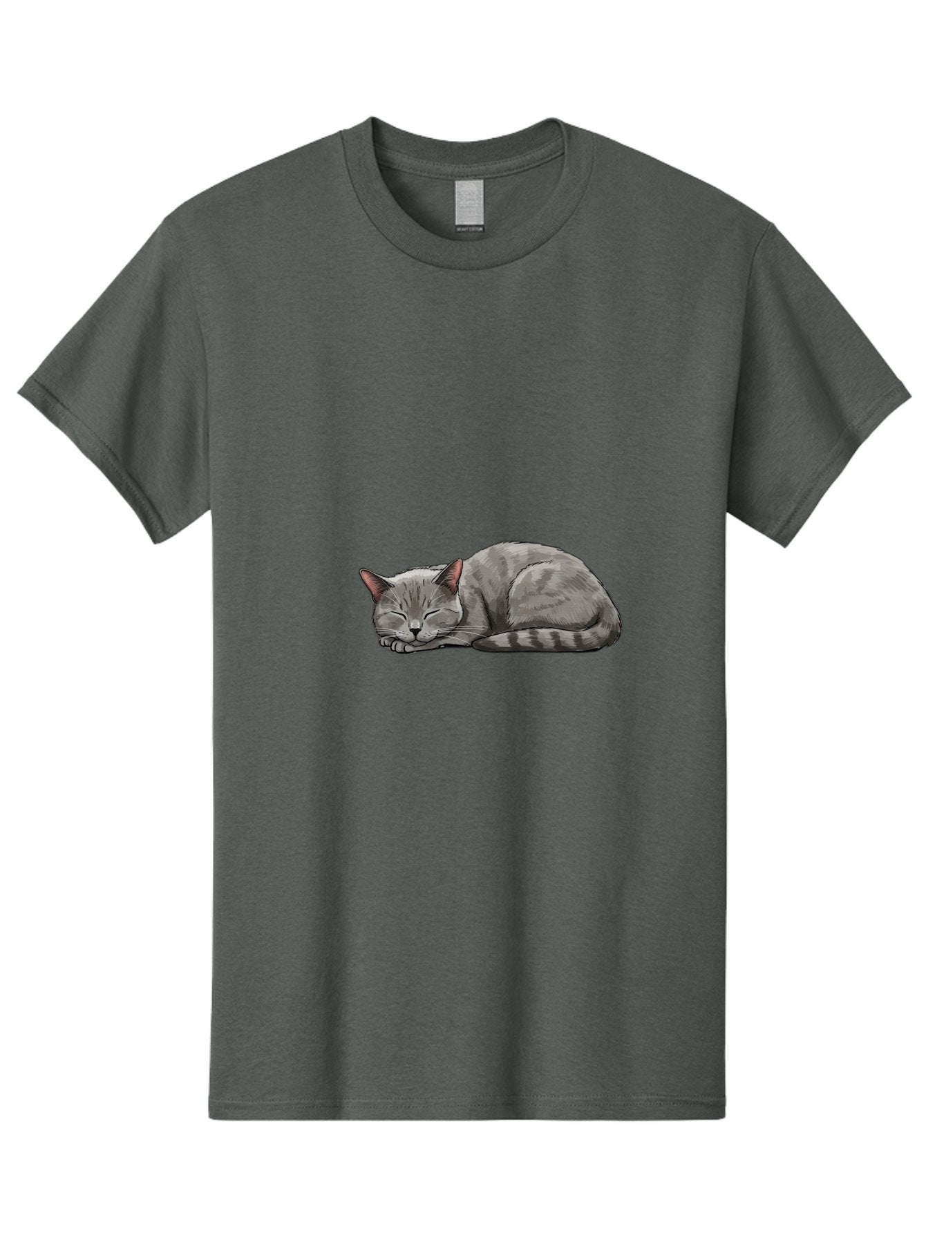 Sleeping-Cat-1 Men'S Graphic Tee, 100% Cotton, Comfortable Casual Summer Wear, Machine Washable, Vintage Camera, Old Camera, Antique Camera, Black Camera, Classic Photography, Photography Equipment, Nostalgic Device, Film Camera, Camera Art Bal336 15