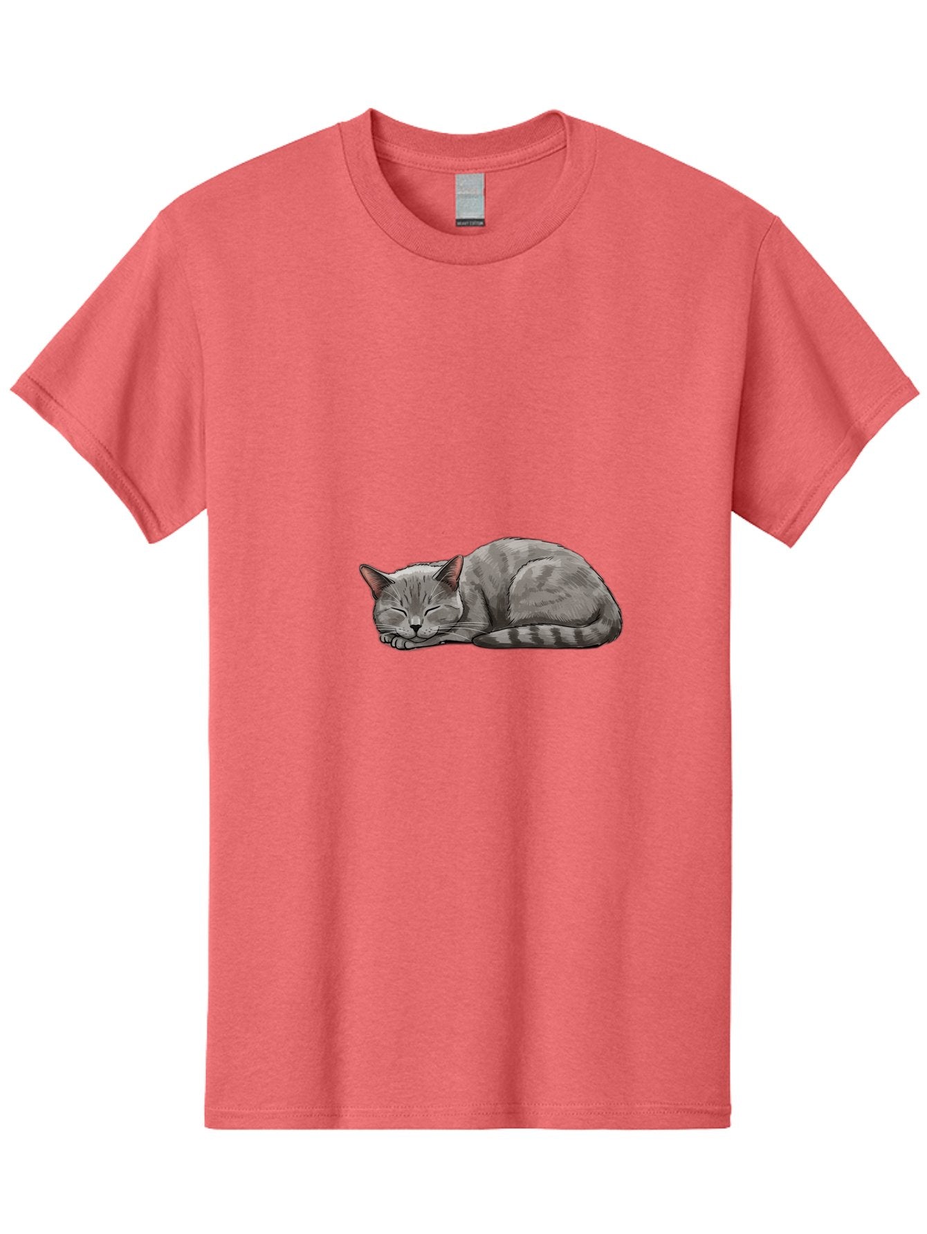 Sleeping-Cat-1 Men'S Graphic Tee, 100% Cotton, Comfortable Casual Summer Wear, Machine Washable, Vintage Camera, Old Camera, Antique Camera, Black Camera, Classic Photography, Photography Equipment, Nostalgic Device, Film Camera, Camera Art Bal336 13