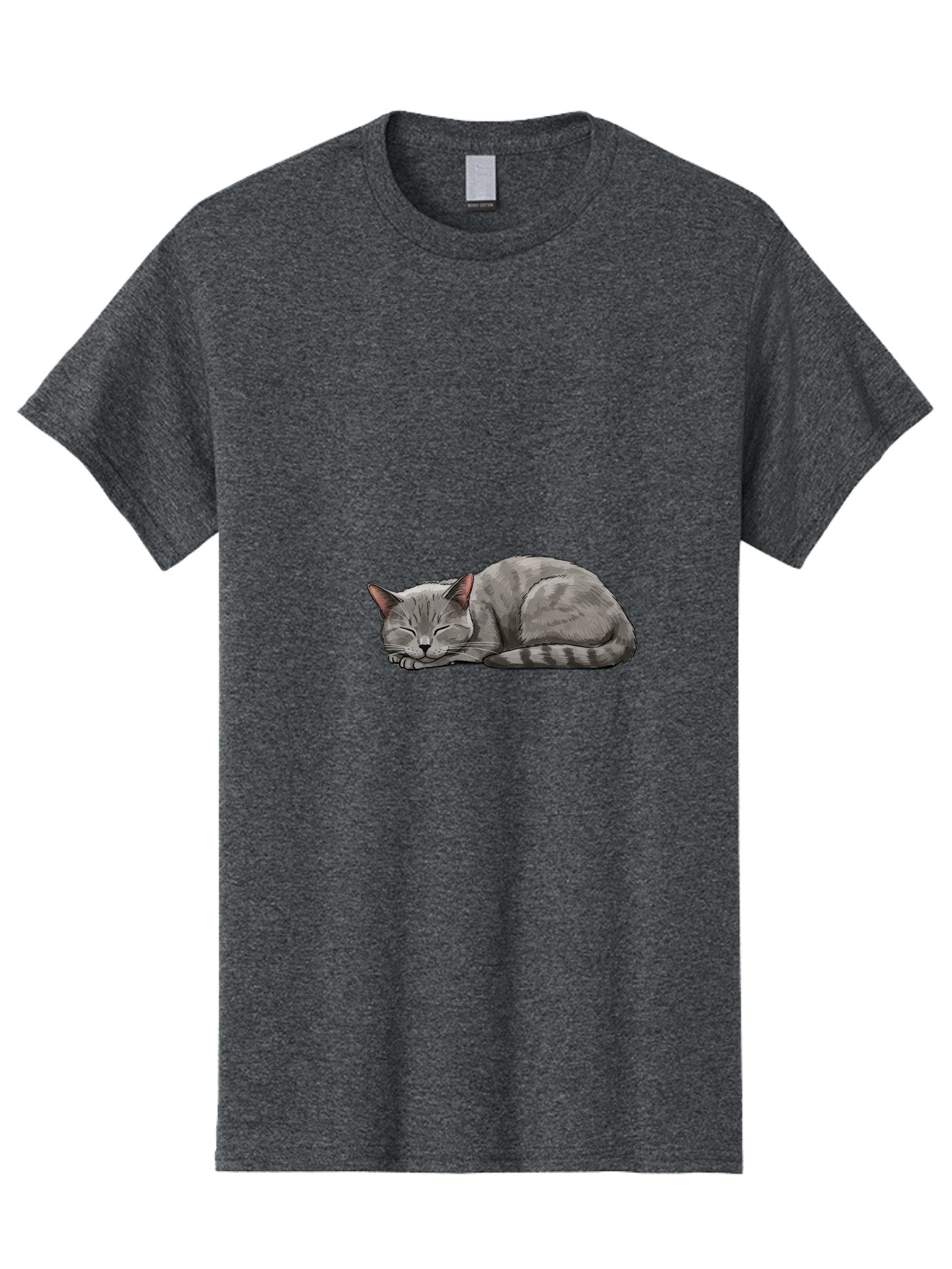 Sleeping-Cat-1 Men'S Graphic Tee, 100% Cotton, Comfortable Casual Summer Wear, Machine Washable, Vintage Camera, Old Camera, Antique Camera, Black Camera, Classic Photography, Photography Equipment, Nostalgic Device, Film Camera, Camera Art Bal336