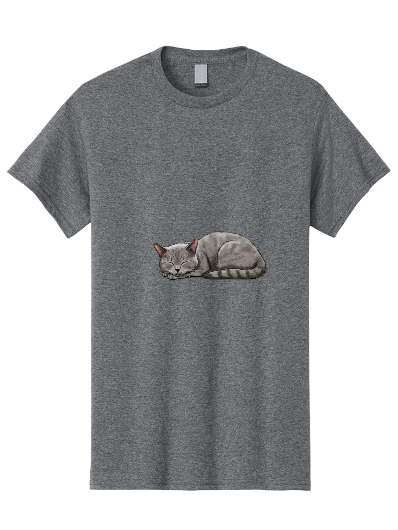 Sleeping-Cat-1 Men'S Graphic Tee, 100% Cotton, Comfortable Casual Summer Wear, Machine Washable, Vintage Camera, Old Camera, Antique Camera, Black Camera, Classic Photography, Photography Equipment, Nostalgic Device, Film Camera, Camera Art Bal336 7