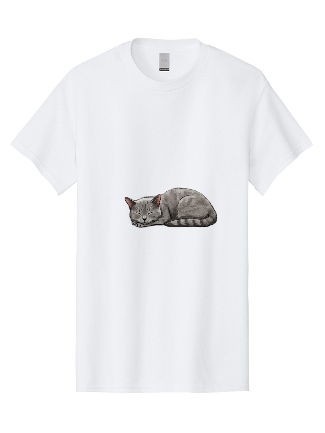 Sleeping-Cat-1 Men'S Graphic Tee, 100% Cotton, Comfortable Casual Summer Wear, Machine Washable, Vintage Camera, Old Camera, Antique Camera, Black Camera, Classic Photography, Photography Equipment, Nostalgic Device, Film Camera, Camera Art Bal336 10
