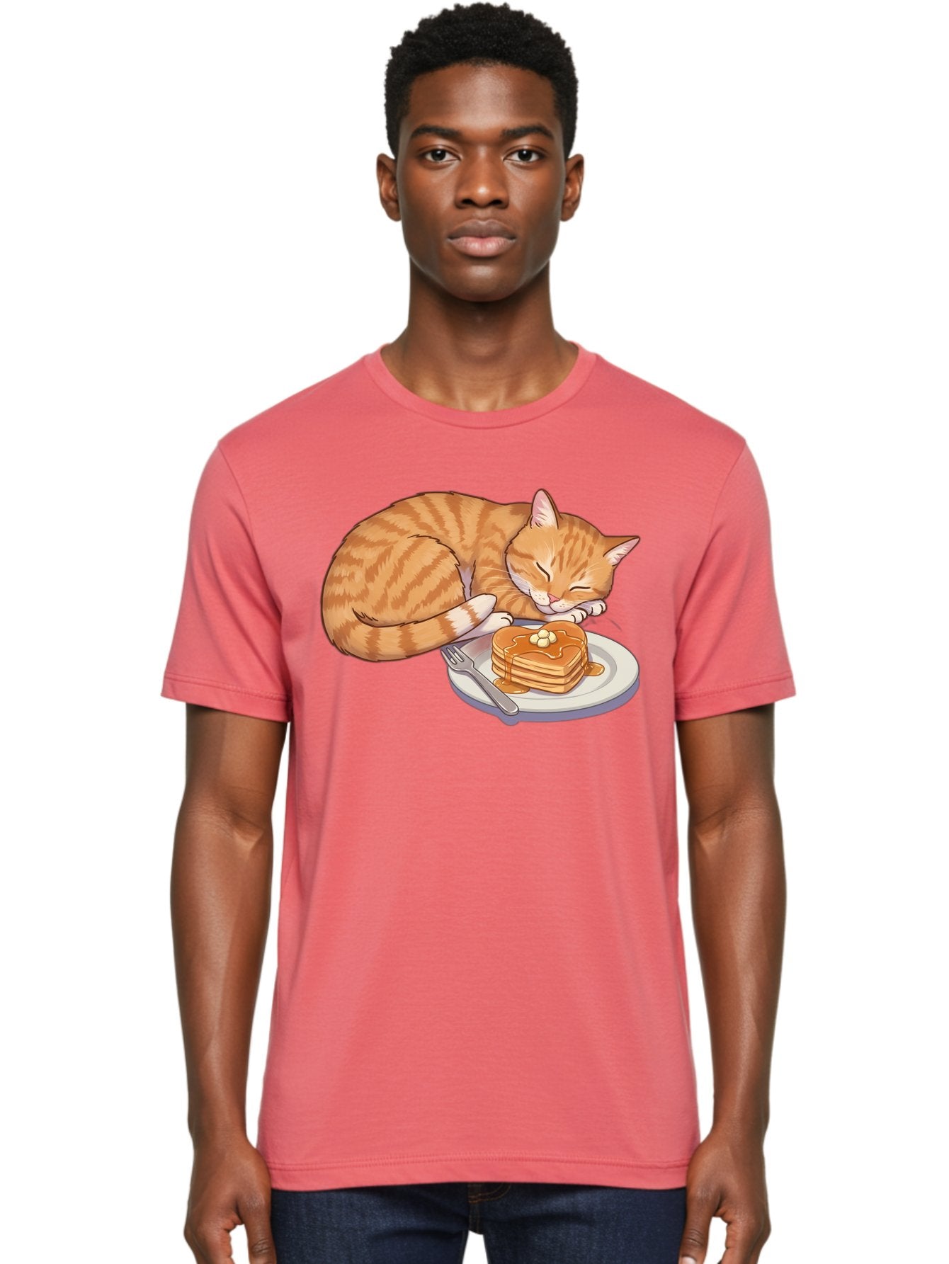 Sleeping-Cat-With-Pancakes Men'S Graphic Tee, 100% Cotton, Comfortable Casual Summer Wear, Machine Washable, Vintage Camera, Old Camera, Antique Camera, Black Camera, Classic Photography, Photography Equipment, Nostalgic Device, Film Camera, Bal337 21