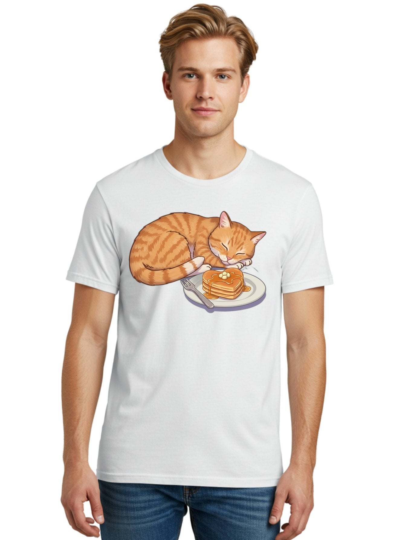 Sleeping-Cat-With-Pancakes Men'S Graphic Tee, 100% Cotton, Comfortable Casual Summer Wear, Machine Washable, Vintage Camera, Old Camera, Antique Camera, Black Camera, Classic Photography, Photography Equipment, Nostalgic Device, Film Camera, Bal337 22