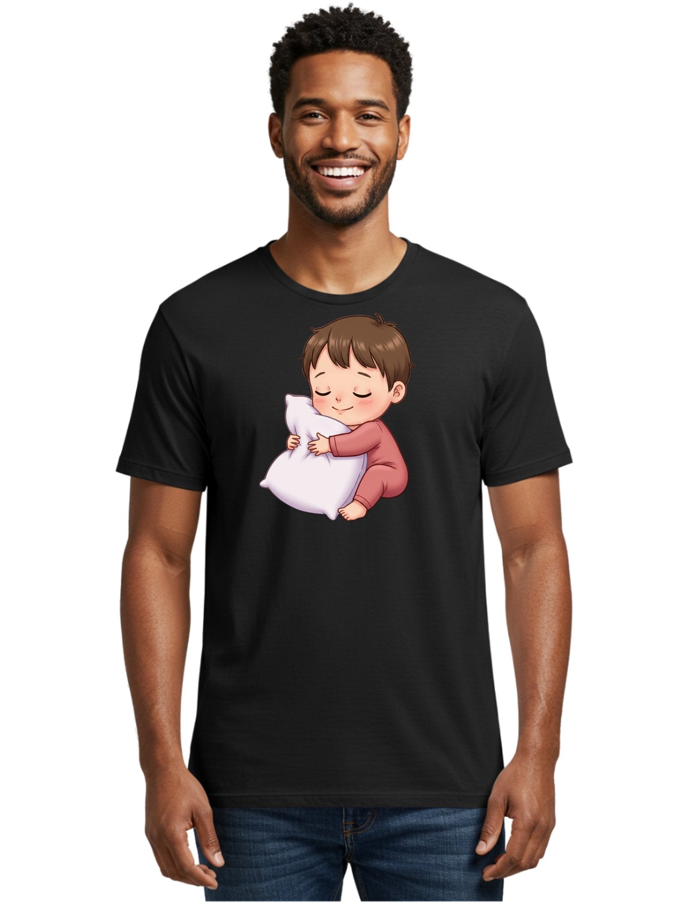 Sleeping-Child-1 Men'S Graphic Tee, 100% Cotton, Comfortable Casual Summer Wear, Machine Washable, Vintage Camera, Old Camera, Antique Camera, Black Camera, Classic Photography, Photography Equipment, Nostalgic Device, Film Camera, Camera Art Bal339 24