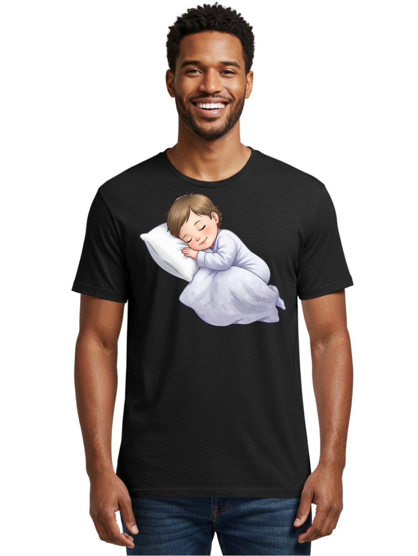 Sleeping-Child-2 Men'S Graphic Tee, 100% Cotton, Comfortable Casual Summer Wear, Machine Washable, Vintage Camera, Old Camera, Antique Camera, Black Camera, Classic Photography, Photography Equipment, Nostalgic Device, Film Camera, Camera Art Bal340 29