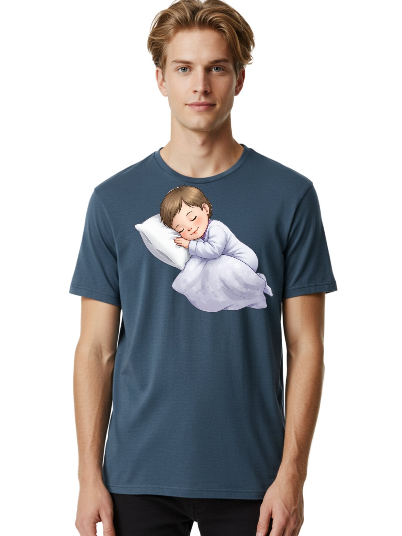 Sleeping-Child-2 Men'S Graphic Tee, 100% Cotton, Comfortable Casual Summer Wear, Machine Washable, Vintage Camera, Old Camera, Antique Camera, Black Camera, Classic Photography, Photography Equipment, Nostalgic Device, Film Camera, Camera Art Bal340 22