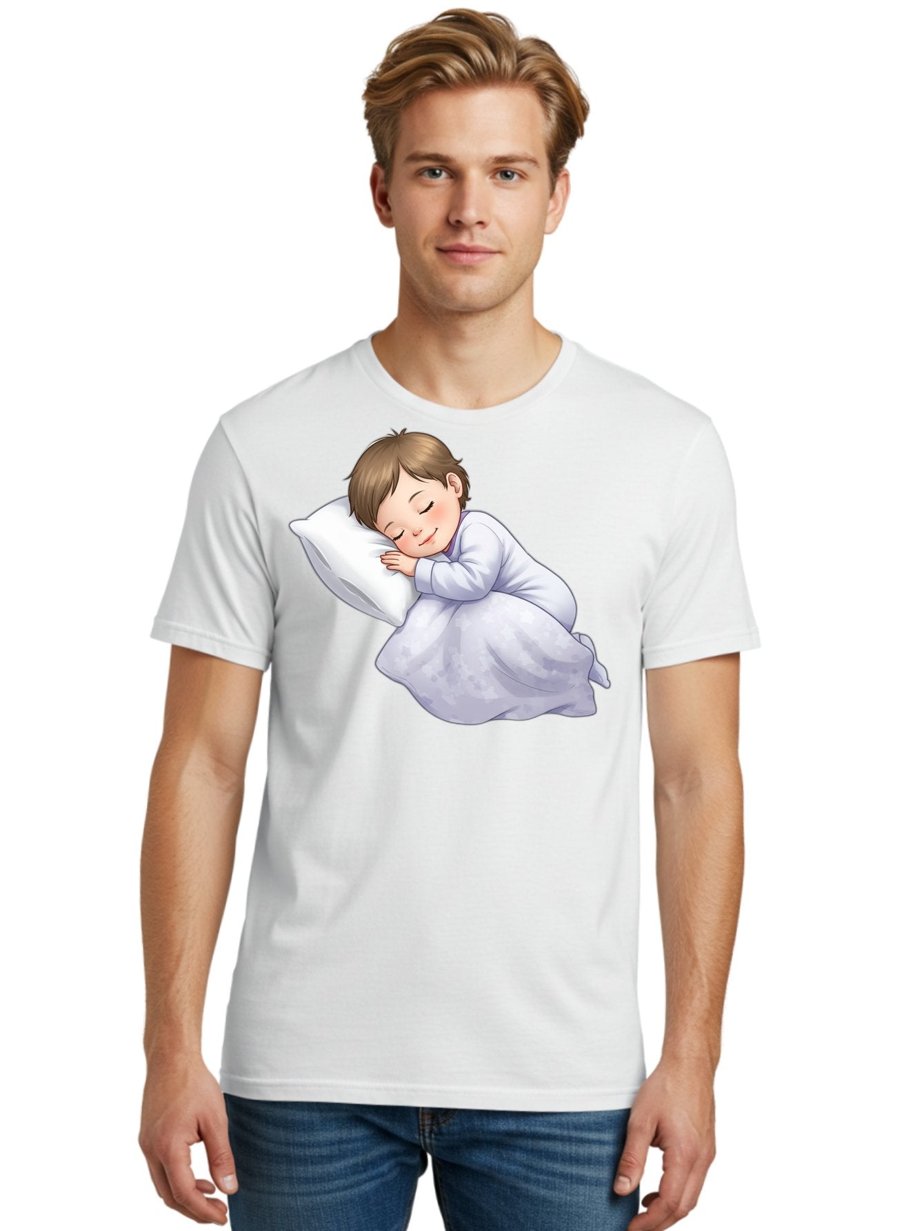 Sleeping-Child-2 Men'S Graphic Tee, 100% Cotton, Comfortable Casual Summer Wear, Machine Washable, Vintage Camera, Old Camera, Antique Camera, Black Camera, Classic Photography, Photography Equipment, Nostalgic Device, Film Camera, Camera Art Bal340 18