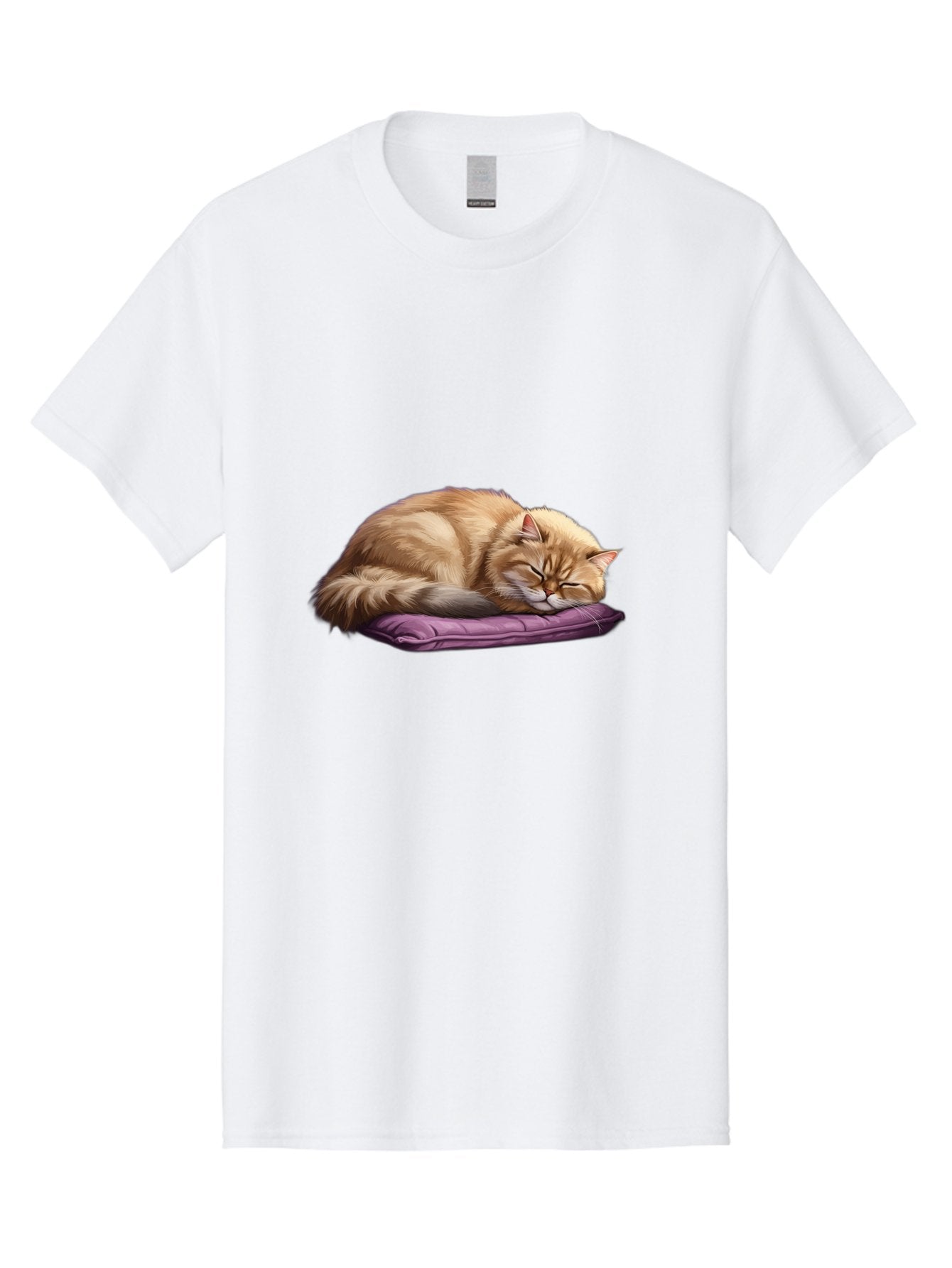 Sleeping-Orange-Cat-1 Men'S Graphic Tee, 100% Cotton, Comfortable Casual Summer Wear, Machine Washable, Vintage Camera, Old Camera, Antique Camera, Black Camera, Classic Photography, Photography Equipment, Nostalgic Device, Film Camera, Bal347