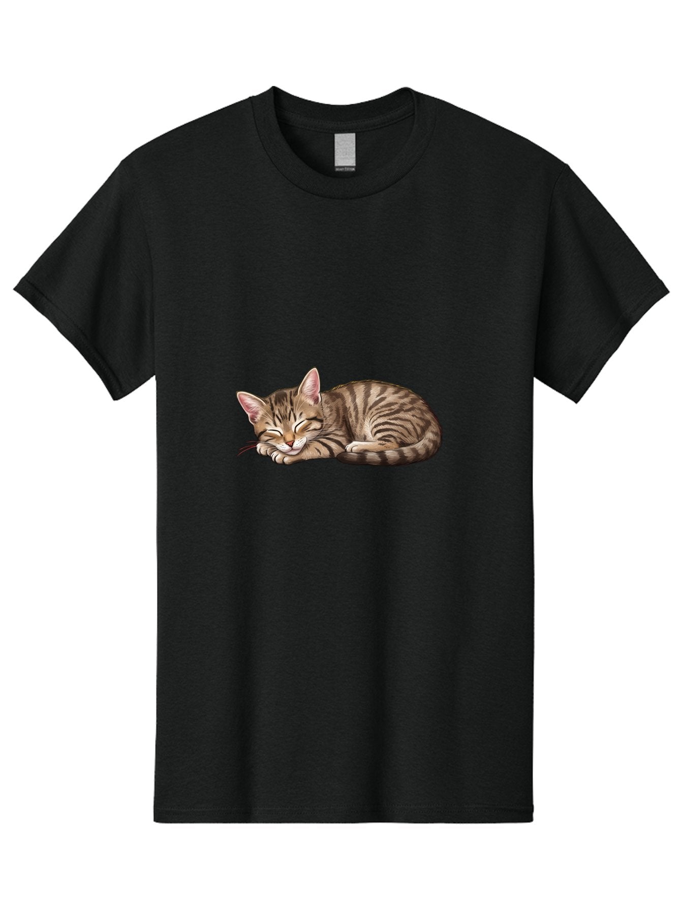 Sleeping-Tabby-Cat Men'S Graphic Tee, 100% Cotton, Comfortable Casual Summer Wear, Machine Washable, Vintage Camera, Old Camera, Antique Camera, Black Camera, Classic Photography, Photography Equipment, Nostalgic Device, Film Camera, Bal349 3
