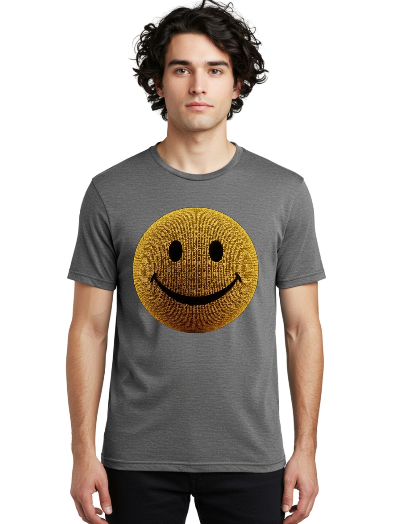 Smiley-Face-1 Men'S Graphic Tee, 100% Cotton, Comfortable Casual Summer Wear, Machine Washable, Vintage Camera, Old Camera, Antique Camera, Black Camera, Classic Photography, Photography Equipment, Nostalgic Device, Film Camera, Camera Art Bal354 18
