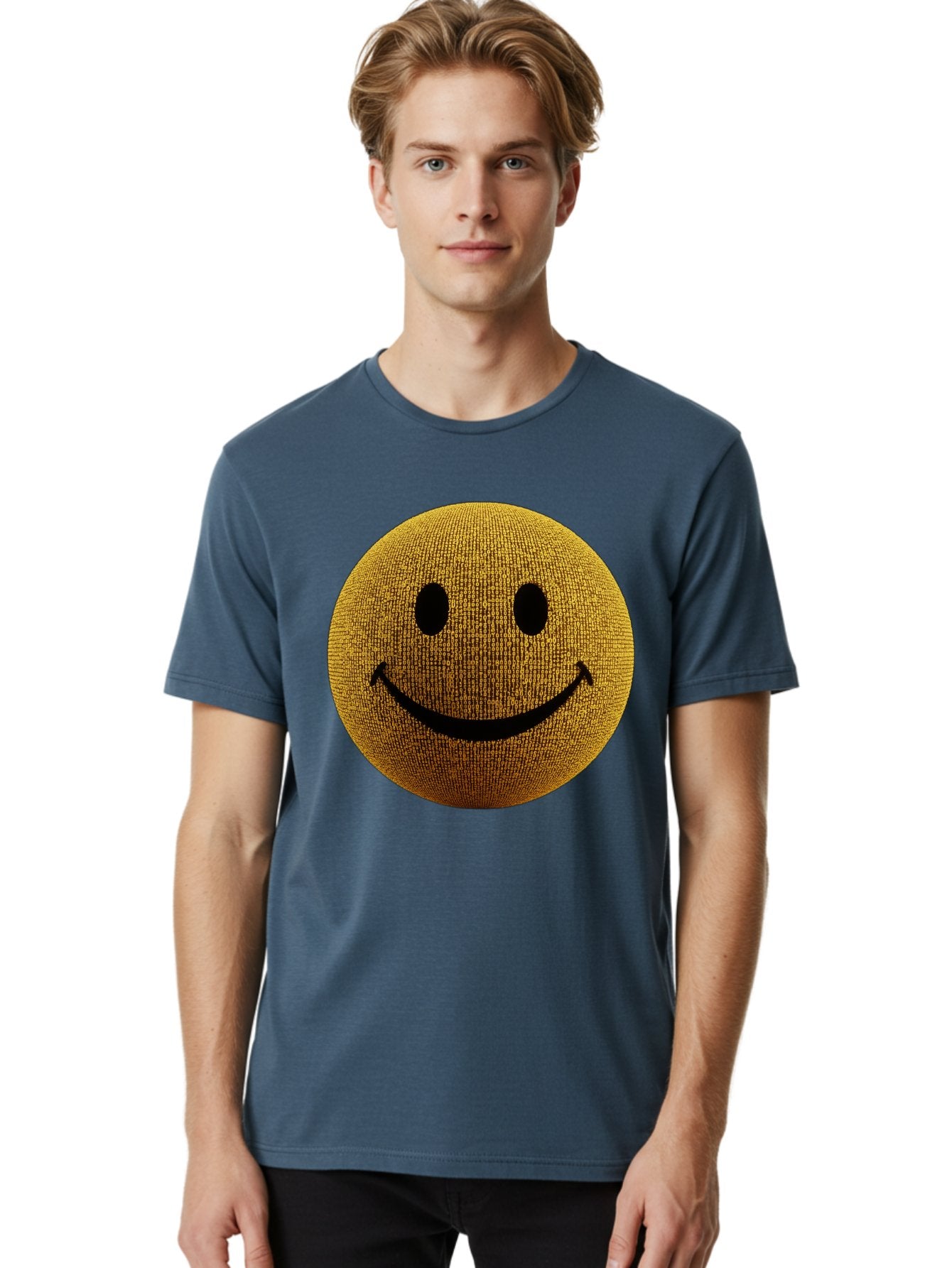 Smiley-Face-1 Men'S Graphic Tee, 100% Cotton, Comfortable Casual Summer Wear, Machine Washable, Vintage Camera, Old Camera, Antique Camera, Black Camera, Classic Photography, Photography Equipment, Nostalgic Device, Film Camera, Camera Art Bal354 25