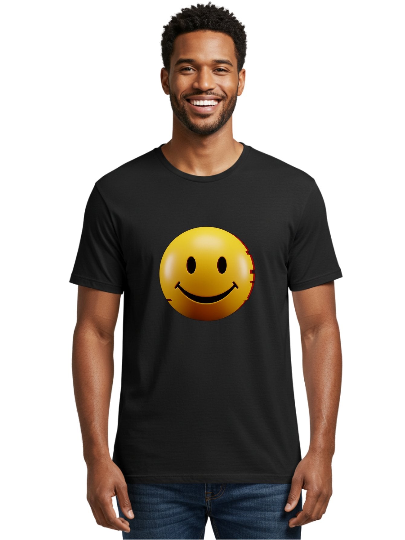 Smiley-Face-3 Men'S Graphic Tee, 100% Cotton, Comfortable Casual Summer Wear, Machine Washable, Vintage Camera, Old Camera, Antique Camera, Black Camera, Classic Photography, Photography Equipment, Nostalgic Device, Film Camera, Camera Art Bal356 26