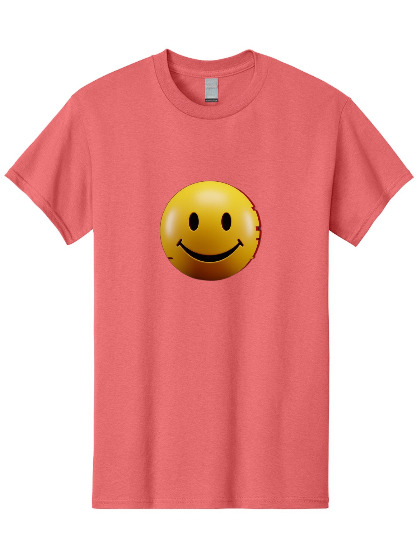 Smiley-Face-3 Men'S Graphic Tee, 100% Cotton, Comfortable Casual Summer Wear, Machine Washable, Vintage Camera, Old Camera, Antique Camera, Black Camera, Classic Photography, Photography Equipment, Nostalgic Device, Film Camera, Camera Art Bal356