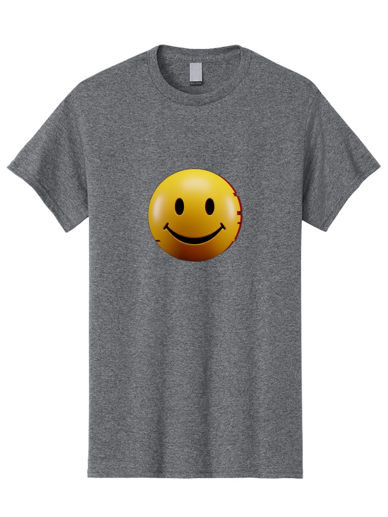 Smiley-Face-3 Men'S Graphic Tee, 100% Cotton, Comfortable Casual Summer Wear, Machine Washable, Vintage Camera, Old Camera, Antique Camera, Black Camera, Classic Photography, Photography Equipment, Nostalgic Device, Film Camera, Camera Art Bal356