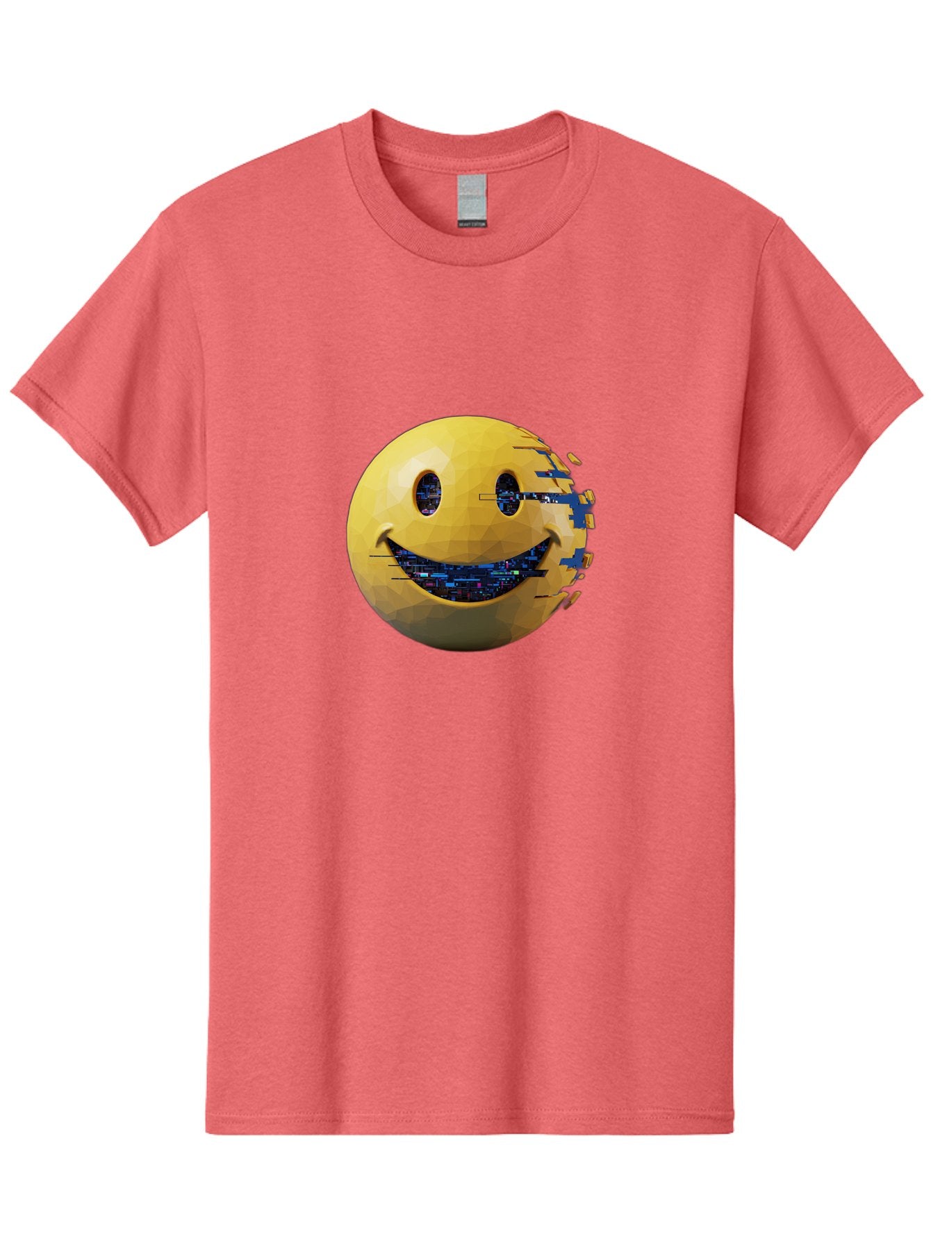 Smiley-Face-Glitch Men'S Graphic Tee, 100% Cotton, Comfortable Casual Summer Wear, Machine Washable, Vintage Camera, Old Camera, Antique Camera, Black Camera, Classic Photography, Photography Equipment, Nostalgic Device, Film Camera, Bal357 10