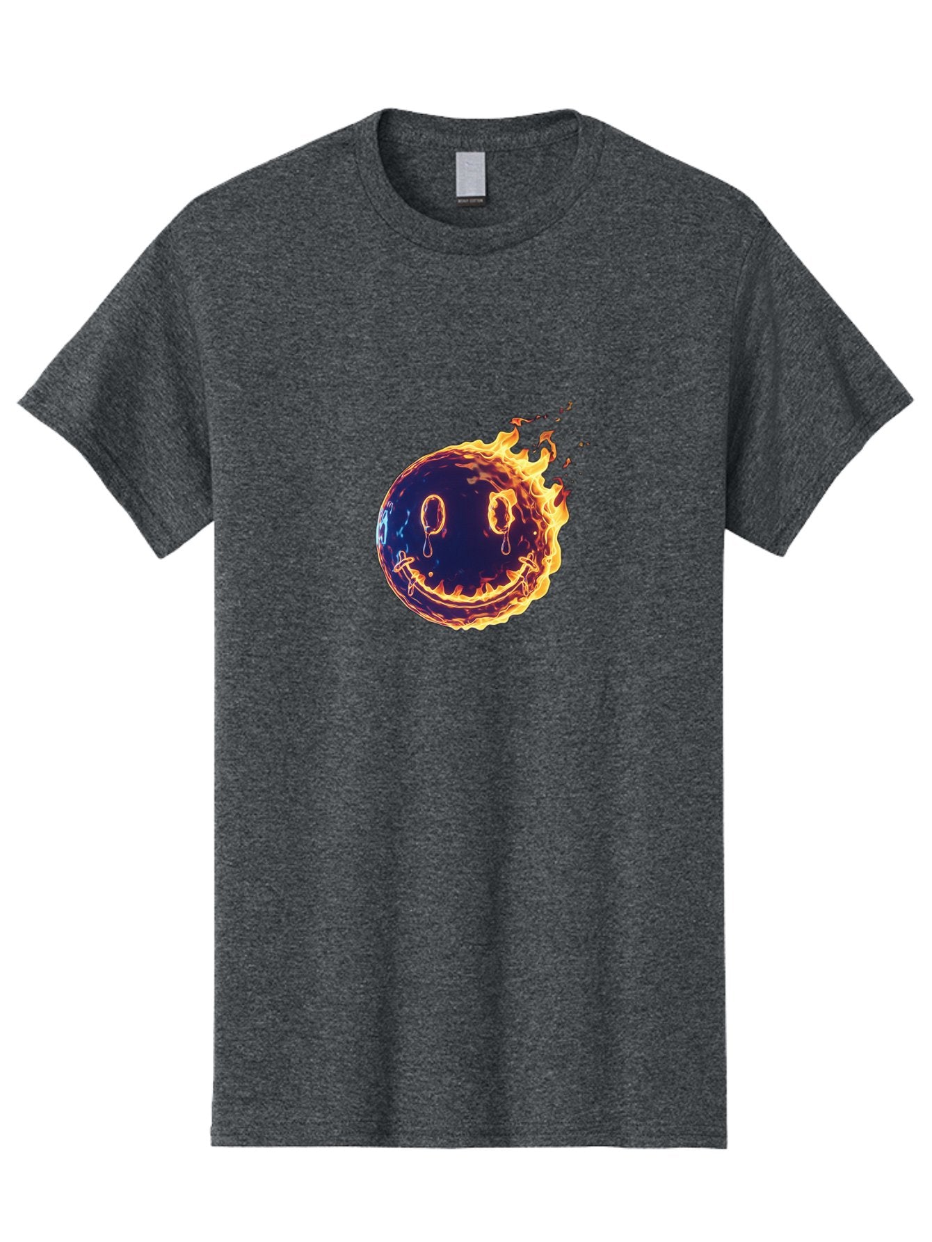 Smiley-Face-On-Fire Men'S Graphic Tee, 100% Cotton, Comfortable Casual Summer Wear, Machine Washable, Vintage Camera, Old Camera, Antique Camera, Black Camera, Classic Photography, Photography Equipment, Nostalgic Device, Film Camera, Bal358 12