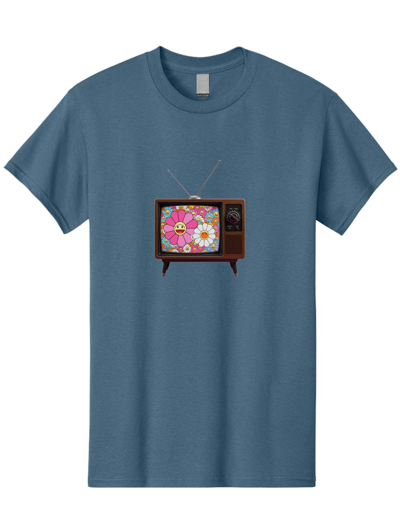 Smiley-Flowers-Tv Men'S Graphic Tee, 100% Cotton, Comfortable Casual Summer Wear, Machine Washable, Vintage Camera, Old Camera, Antique Camera, Black Camera, Classic Photography, Photography Equipment, Nostalgic Device, Film Camera, Camera Art Bal361 7