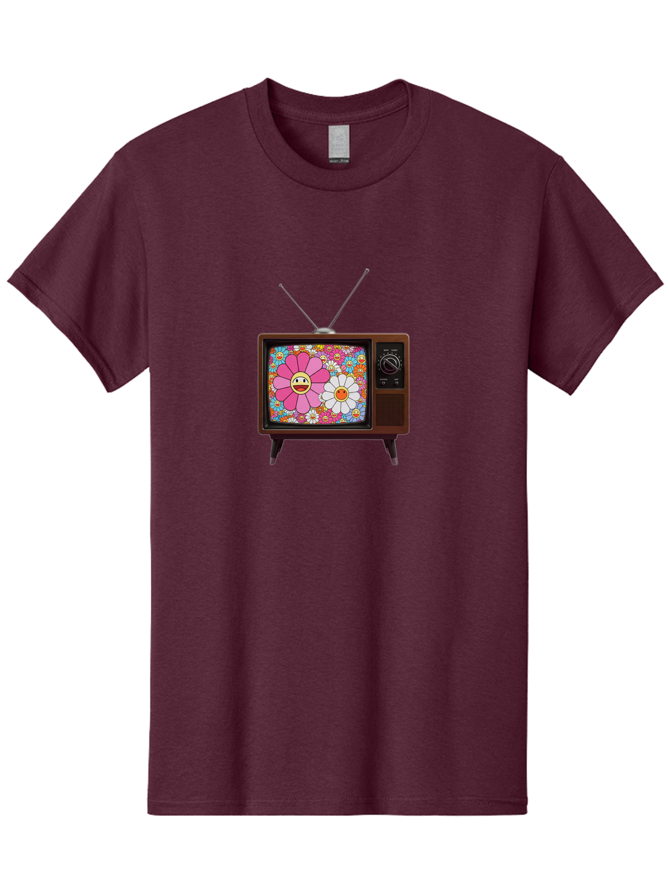 Smiley-Flowers-Tv Men'S Graphic Tee, 100% Cotton, Comfortable Casual Summer Wear, Machine Washable, Vintage Camera, Old Camera, Antique Camera, Black Camera, Classic Photography, Photography Equipment, Nostalgic Device, Film Camera, Camera Art Bal361 14