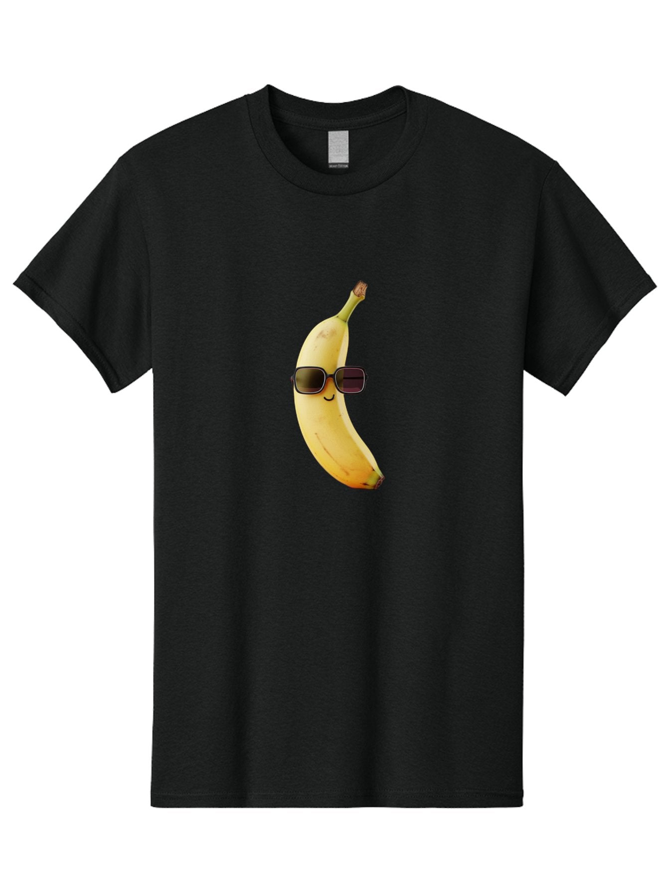 Smiling-Banana-Sunglasses Men'S Graphic Tee, 100% Cotton, Comfortable Casual Summer Wear, Machine Washable, Vintage Camera, Old Camera, Antique Camera, Black Camera, Classic Photography, Photography Equipment, Nostalgic Device, Film Camera, Bal365 5