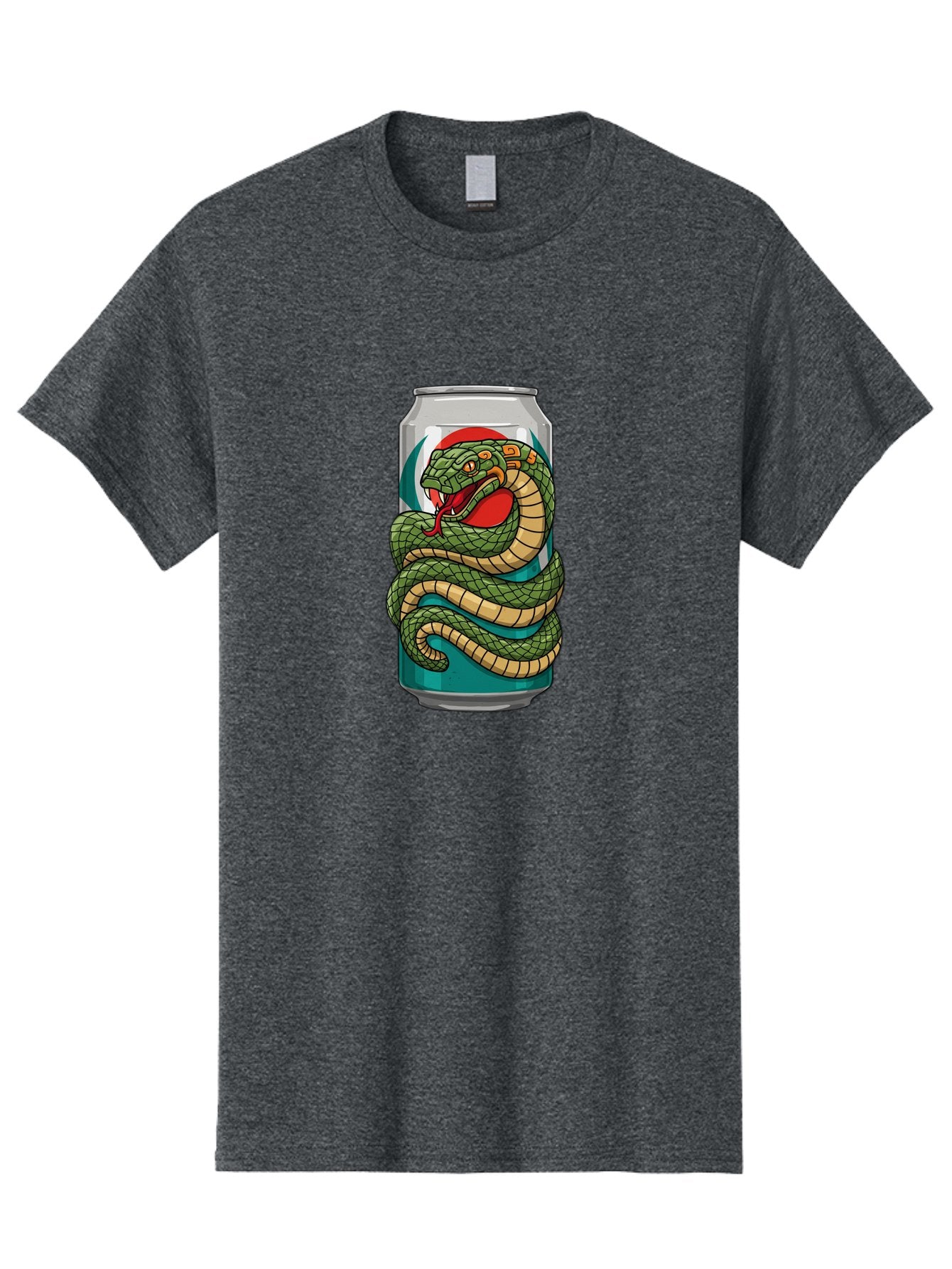 Snake-Energy-Drink-Can Men'S Graphic Tee, 100% Cotton, Comfortable Casual Summer Wear, Machine Washable, Vintage Camera, Old Camera, Antique Camera, Black Camera, Classic Photography, Photography Equipment, Nostalgic Device, Film Camera, Bal374 15