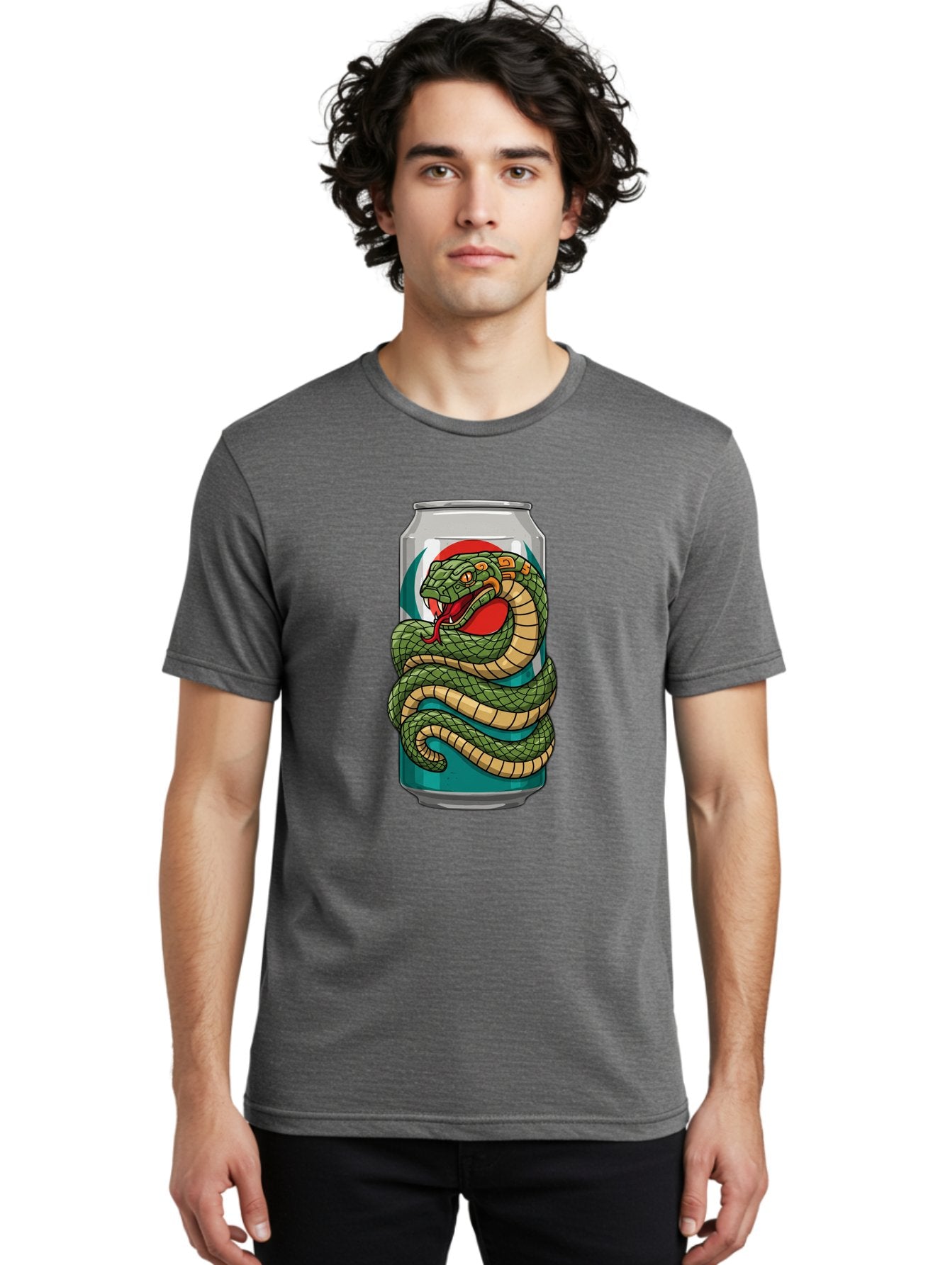 Snake-Energy-Drink-Can Men'S Graphic Tee, 100% Cotton, Comfortable Casual Summer Wear, Machine Washable, Vintage Camera, Old Camera, Antique Camera, Black Camera, Classic Photography, Photography Equipment, Nostalgic Device, Film Camera, Bal374 29