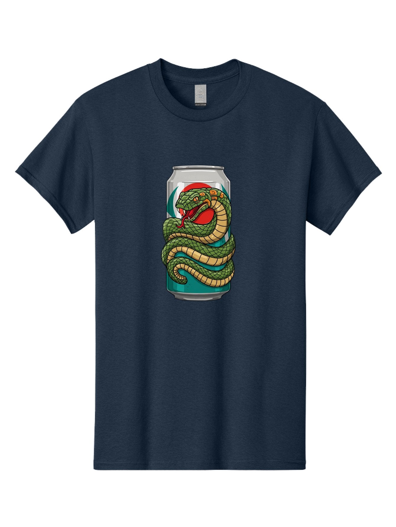 Snake-Energy-Drink-Can Men'S Graphic Tee, 100% Cotton, Comfortable Casual Summer Wear, Machine Washable, Vintage Camera, Old Camera, Antique Camera, Black Camera, Classic Photography, Photography Equipment, Nostalgic Device, Film Camera, Bal374 3
