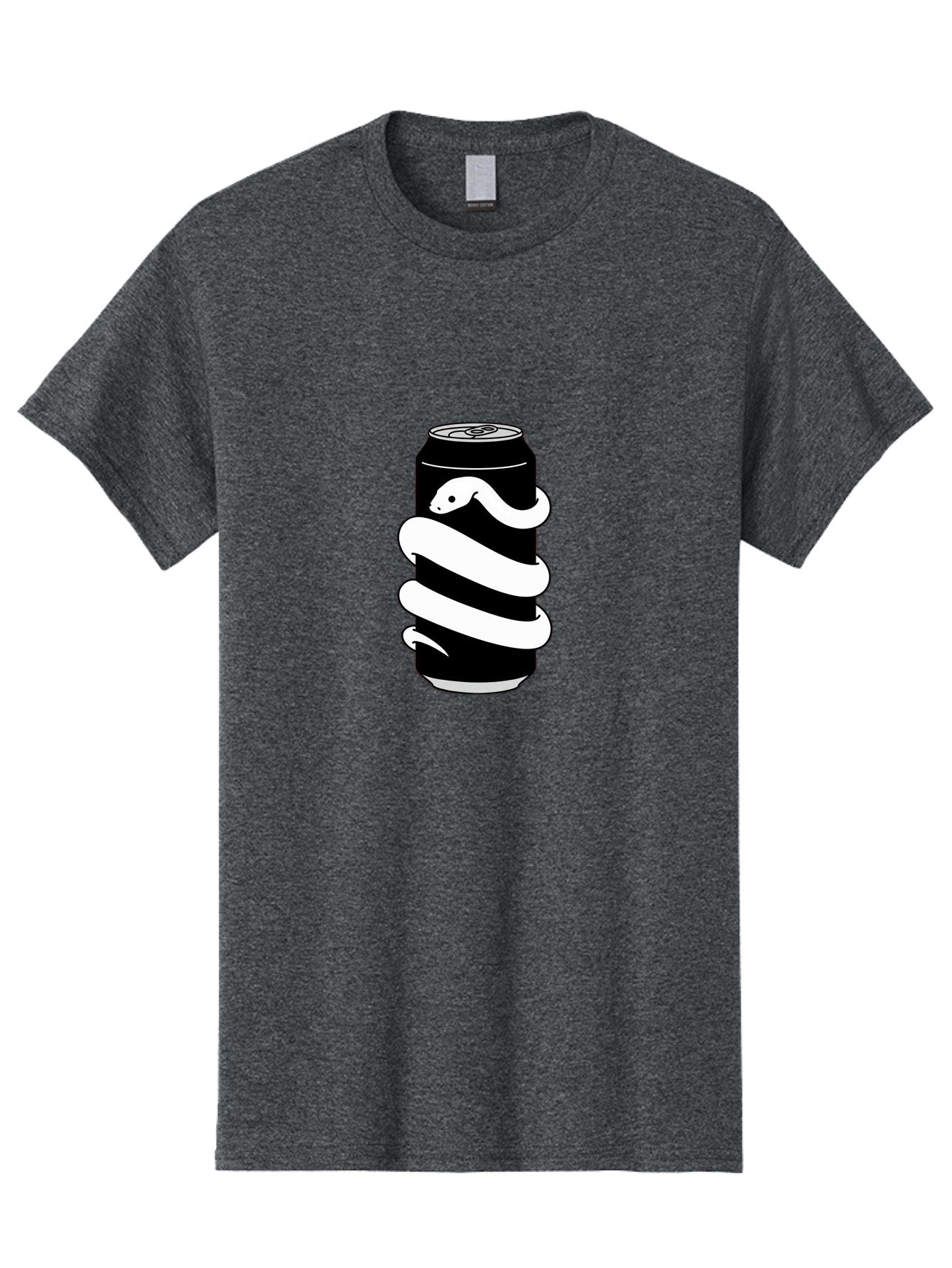 Snake-Wrapped-Can-2 Men'S Graphic Tee, 100% Cotton, Comfortable Casual Summer Wear, Machine Washable, Vintage Camera, Old Camera, Antique Camera, Black Camera, Classic Photography, Photography Equipment, Nostalgic Device, Film Camera, Bal376 15