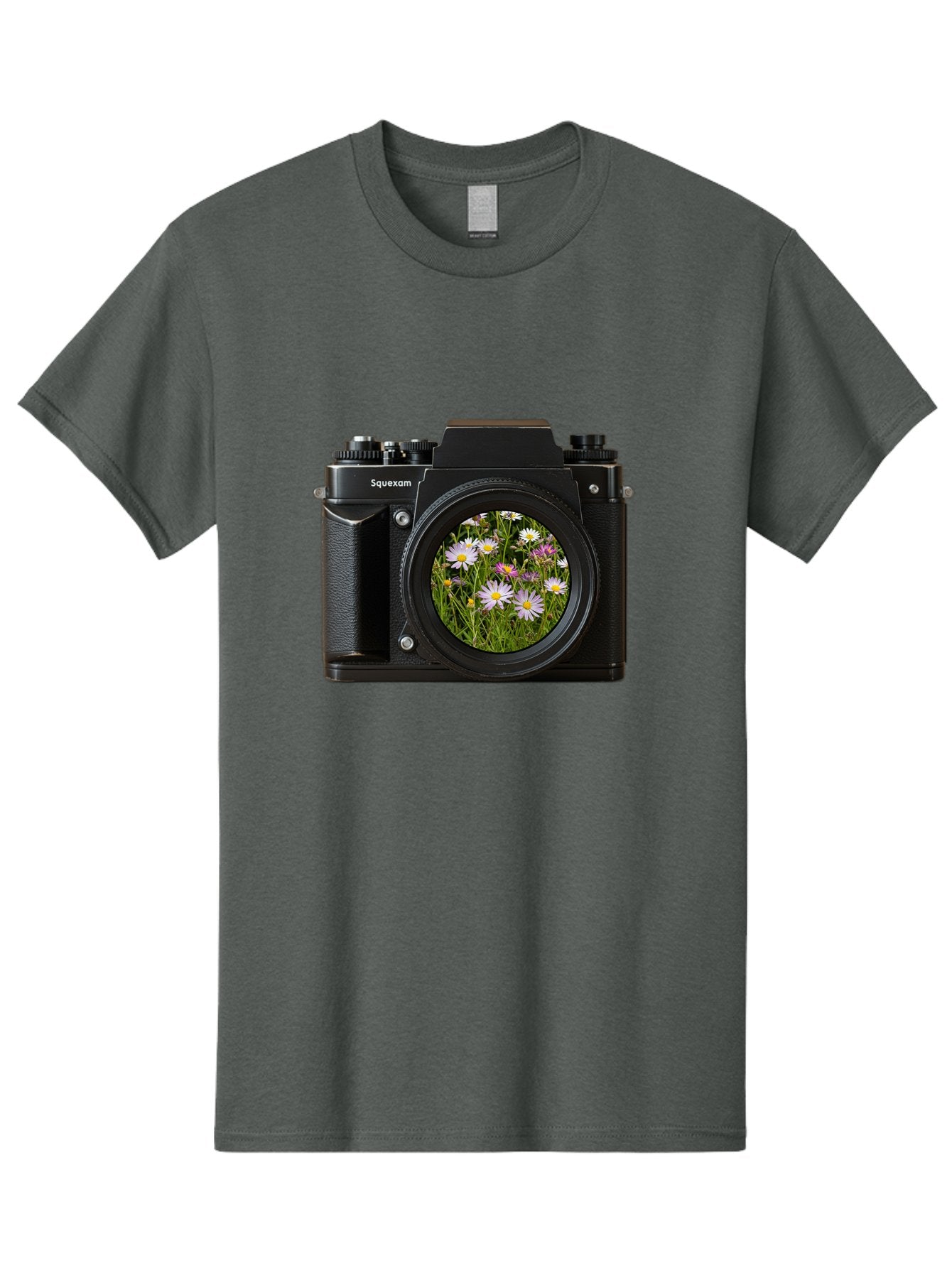 Squeexom-Camera Men'S Graphic Tee, 100% Cotton, Comfortable Casual Summer Wear, Machine Washable, Vintage Camera, Old Camera, Antique Camera, Black Camera, Classic Photography, Photography Equipment, Nostalgic Device, Film Camera, Camera Art Bal390 11