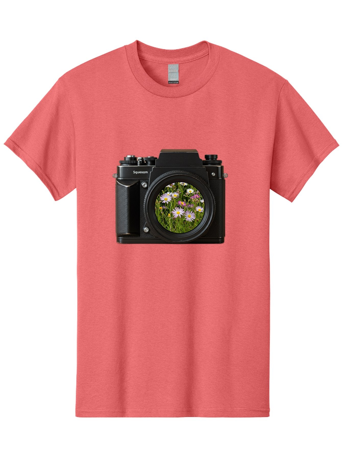 Squeexom-Camera Men'S Graphic Tee, 100% Cotton, Comfortable Casual Summer Wear, Machine Washable, Vintage Camera, Old Camera, Antique Camera, Black Camera, Classic Photography, Photography Equipment, Nostalgic Device, Film Camera, Camera Art Bal390 7