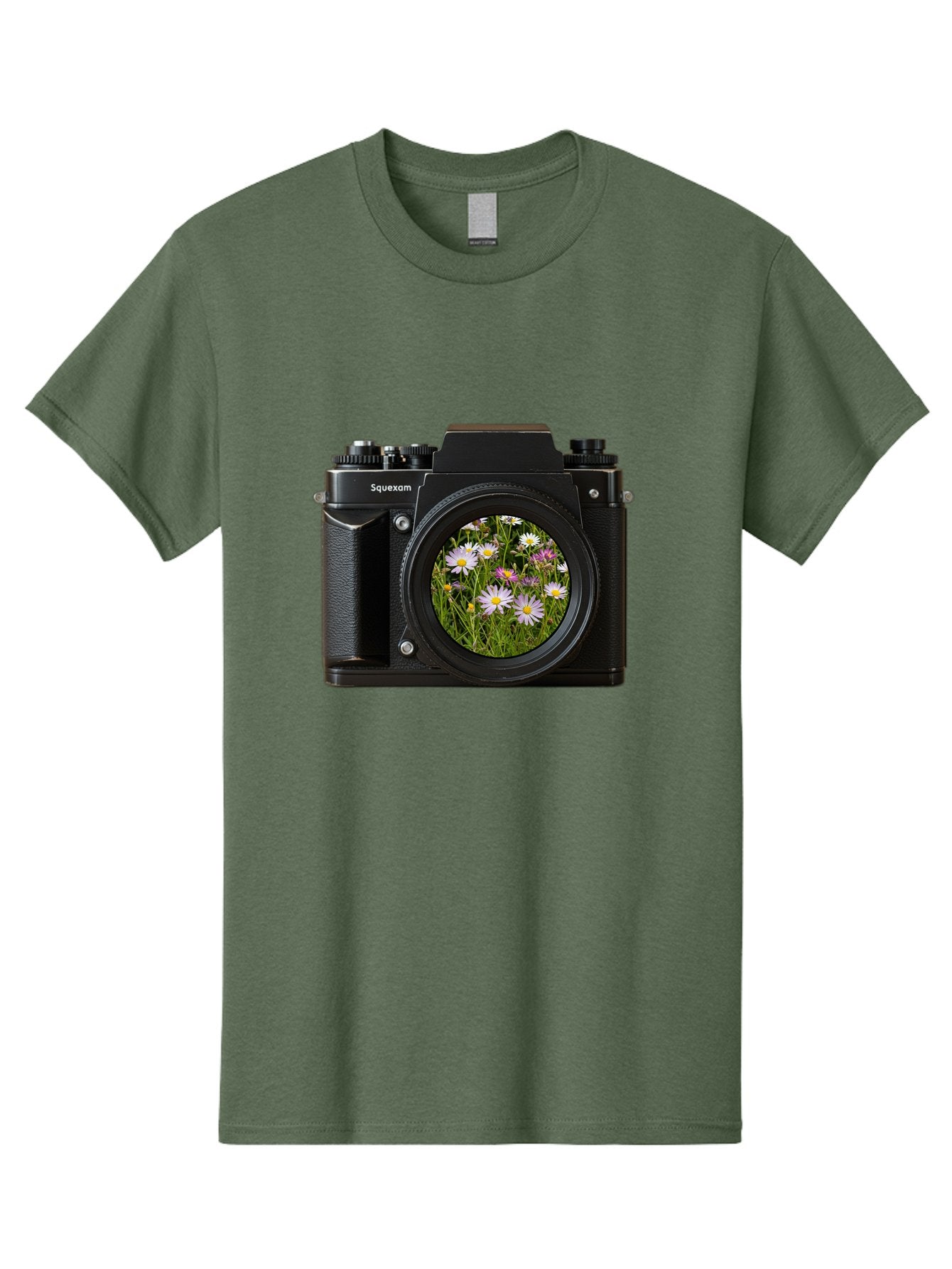 Squeexom-Camera Men'S Graphic Tee, 100% Cotton, Comfortable Casual Summer Wear, Machine Washable, Vintage Camera, Old Camera, Antique Camera, Black Camera, Classic Photography, Photography Equipment, Nostalgic Device, Film Camera, Camera Art Bal390 5