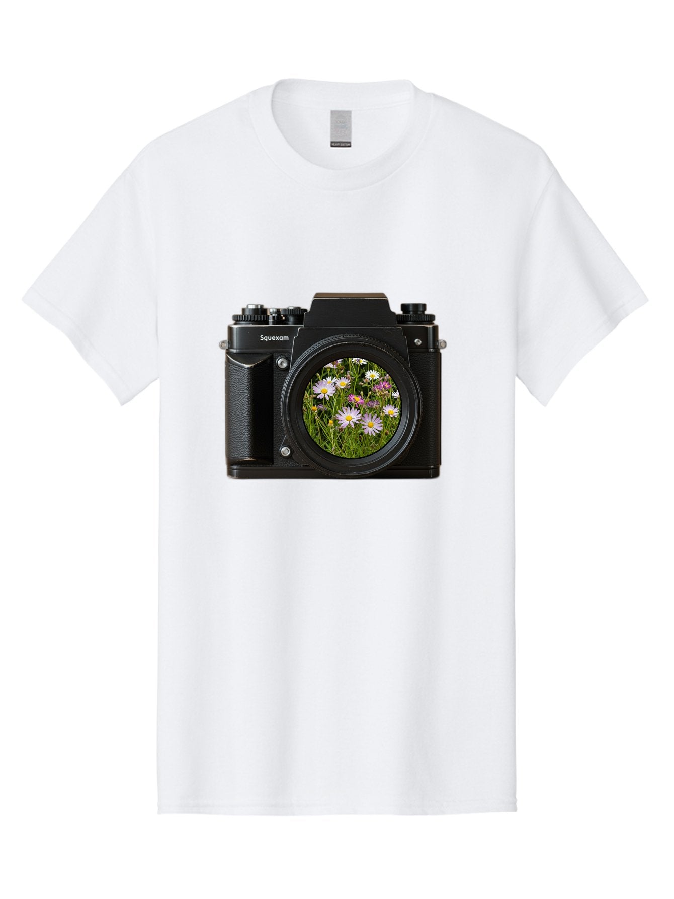 Squeexom-Camera Men'S Graphic Tee, 100% Cotton, Comfortable Casual Summer Wear, Machine Washable, Vintage Camera, Old Camera, Antique Camera, Black Camera, Classic Photography, Photography Equipment, Nostalgic Device, Film Camera, Camera Art Bal390 15